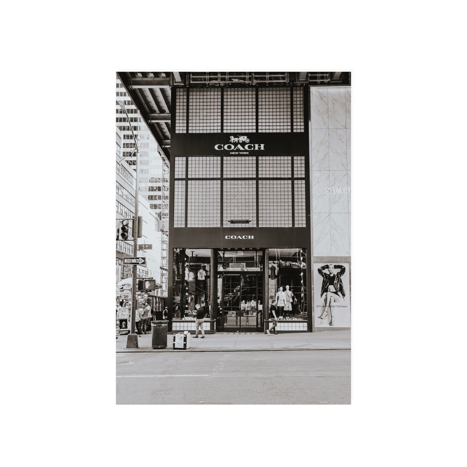 Coach Uptown fine art print, New York, United States, A1 · 84.1 x 59.4 cm, Unframed, Fine Art Canvas