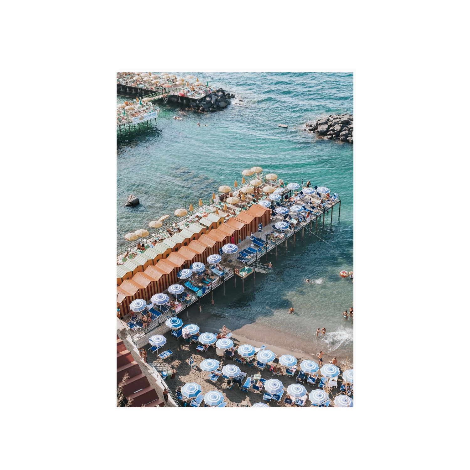 Ocean Fantasy fine art print, Sorrento, Italy, A1 · 84.1 x 59.4 cm, Unframed, Fine Art Canvas
