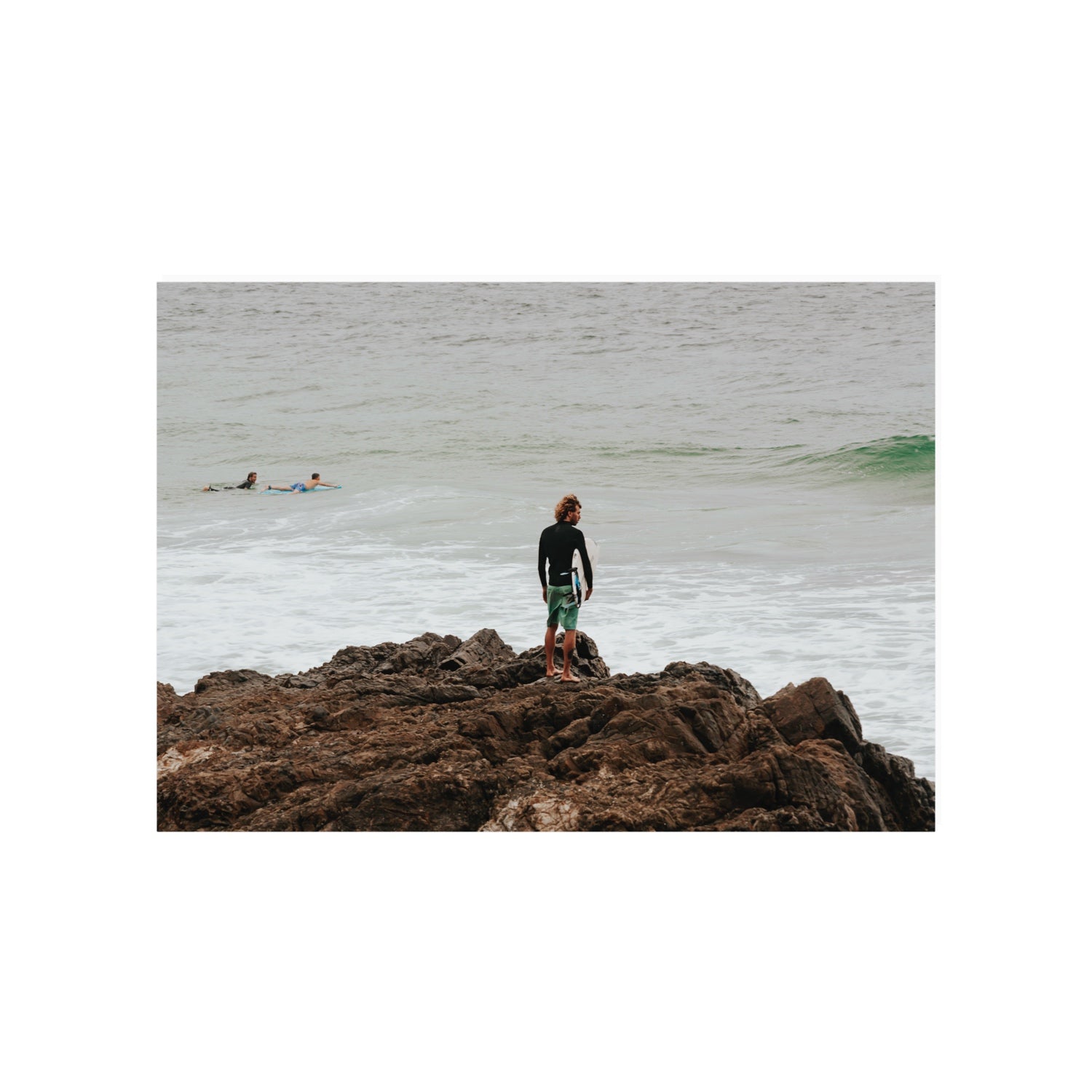 Let The Sea Set You Free Byron Bay Surf wall art A1, 84.1 x 59.4 cm unframed fine art canvas