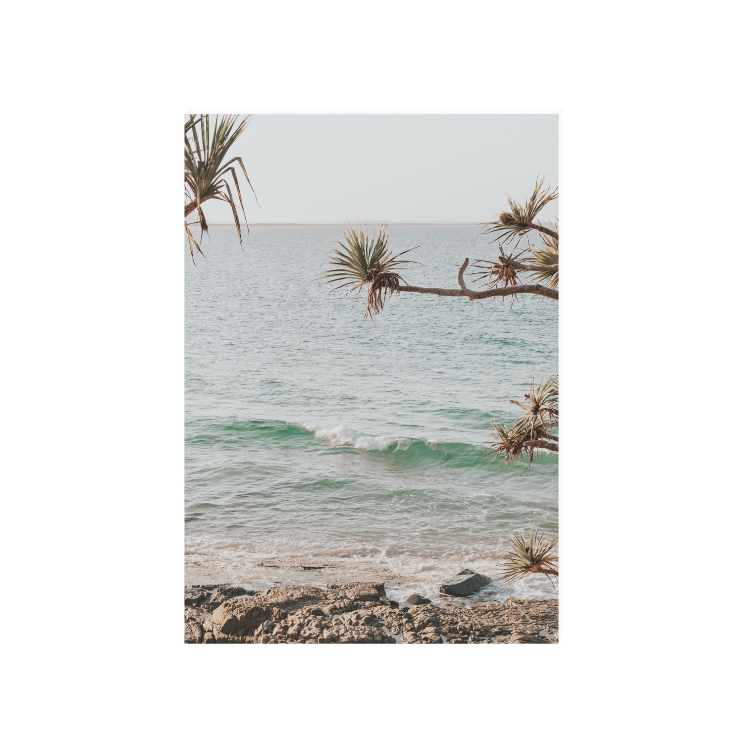Good Vibrations fine art print, Noosa, Australia, coastal scenes artwork, A1 · 84.1 x 59.4 cm, Unframed, Fine Art Canvas