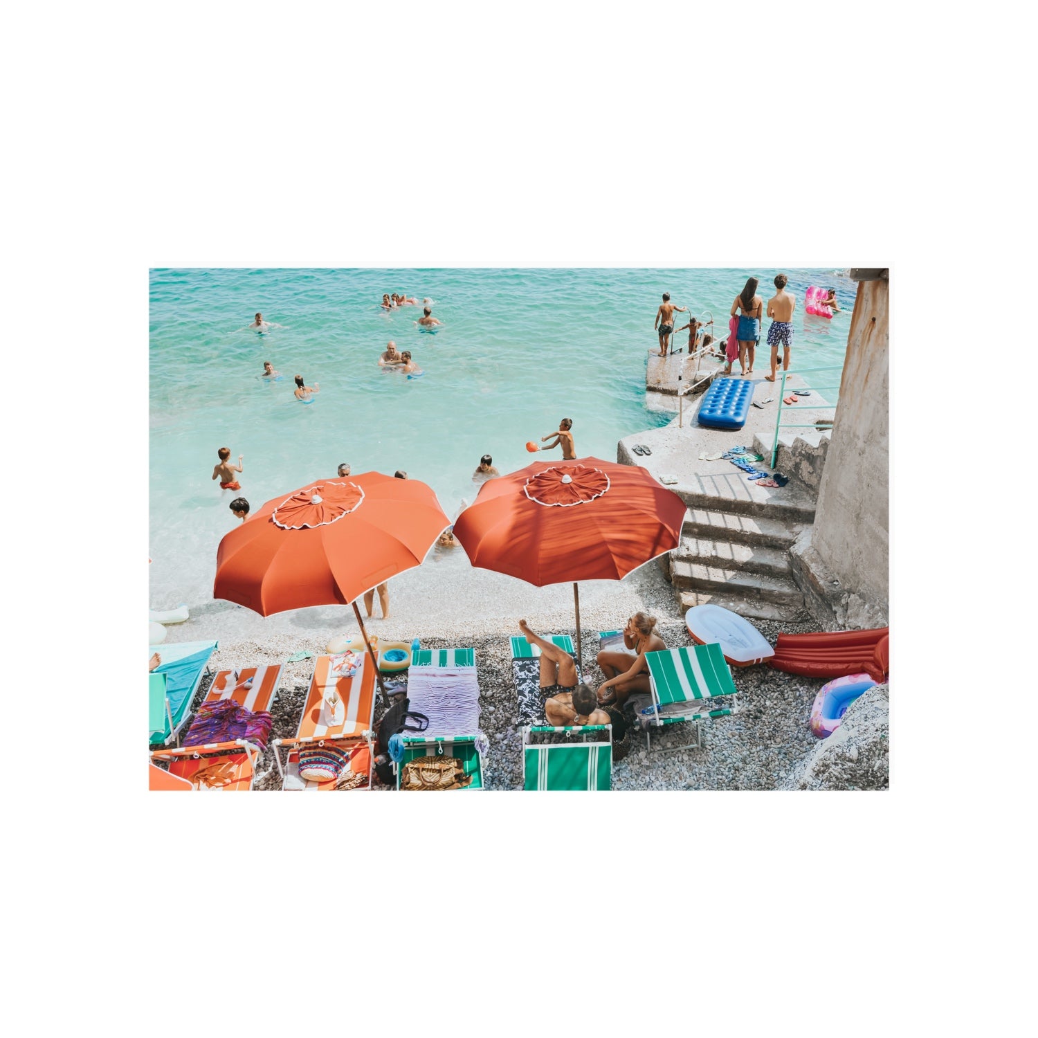 Water Wonderland fine art print, Capri, Italy, A1 · 84.1 x 59.4 cm, Unframed, Fine Art Canvas