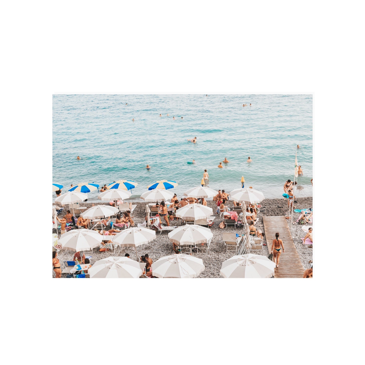 Dreamscape Amalfi Italian beach wall art A1, 84.1 x 59.4 cm unframed fine art canvas
