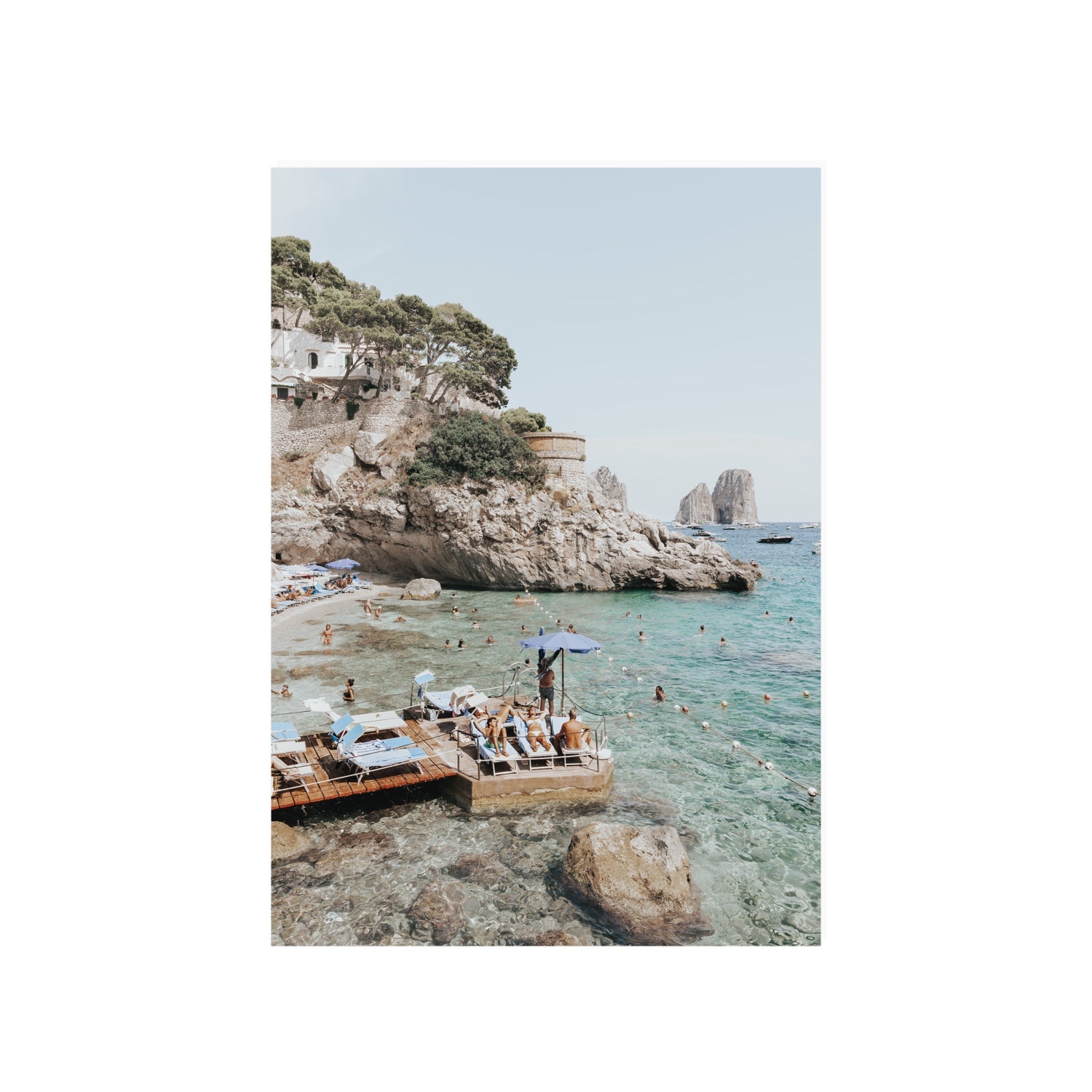 The Sweet Life fine art print, Capri, Italy, A1 · 84.1 x 59.4 cm, Unframed, Fine Art Canvas