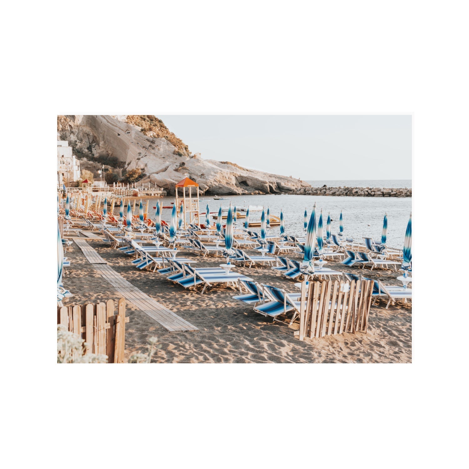 Sandy Daydreams fine art print, Ischia, Italy, 100 x 70 cm, Unframed, Fine Art Canvas