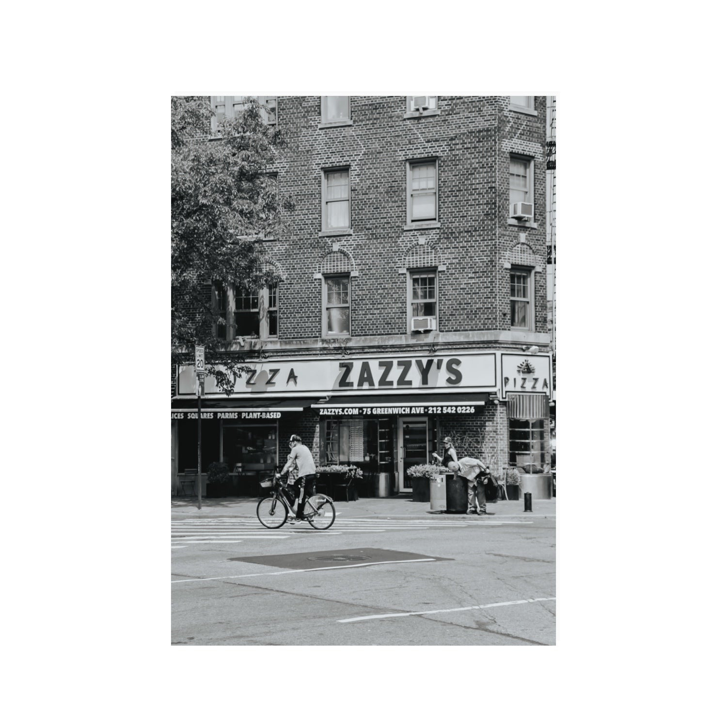 Zazzy's New York NYC Black & White wall art 100 x 70 cm unframed fine art canvas