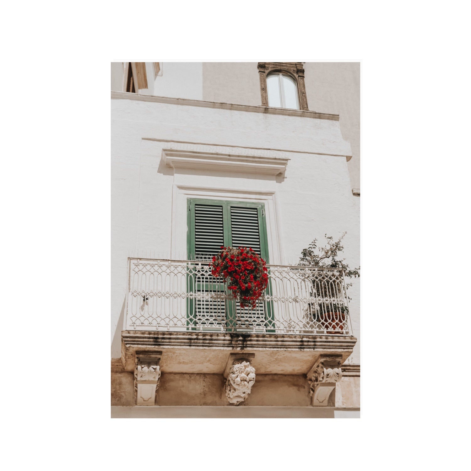 Balcone Estivo Puglia Italian wall art 100 x 70 cm unframed fine art canvas