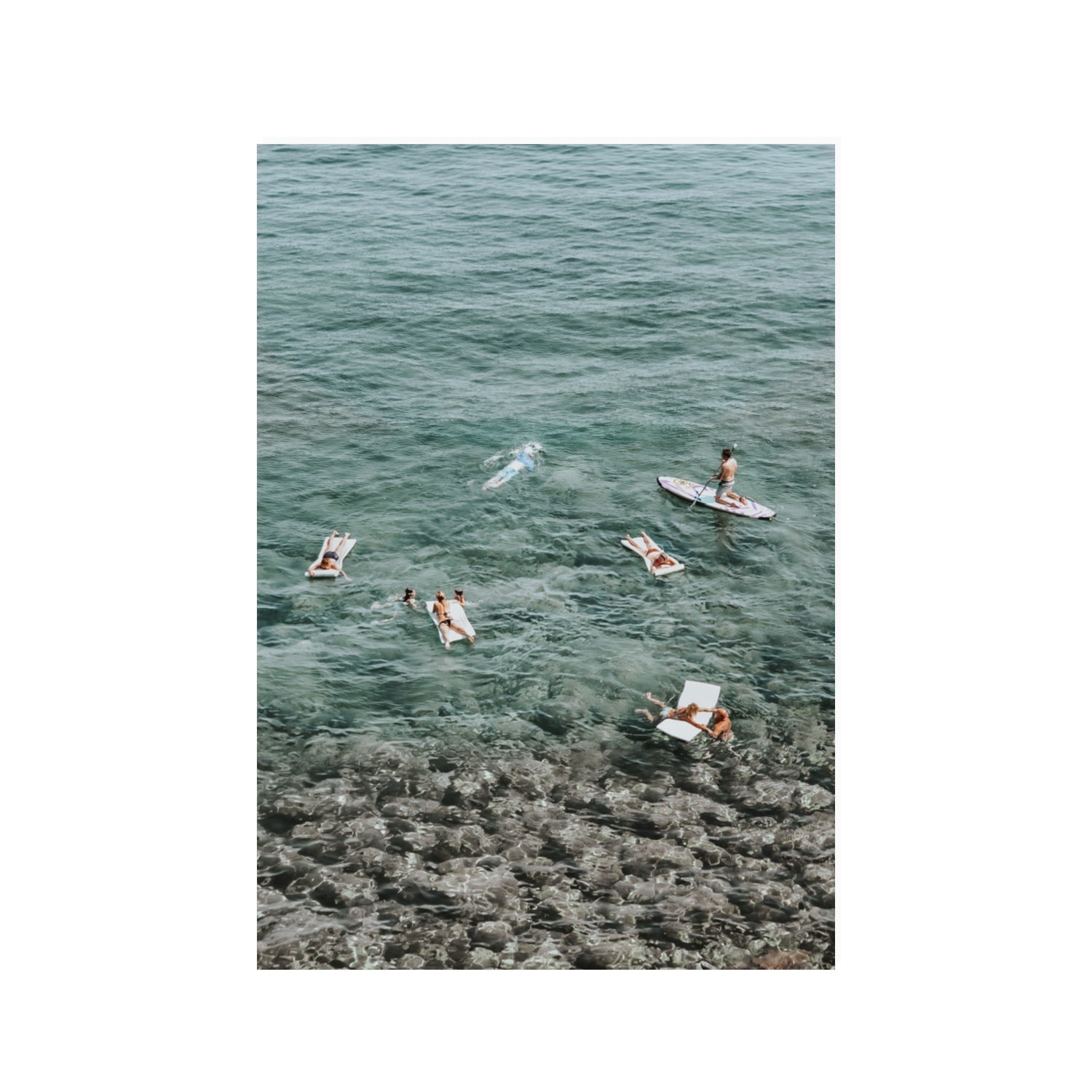 The Big Chill Tuscany coastal Italian wall art 100 x 70 cm unframed fine art canvas