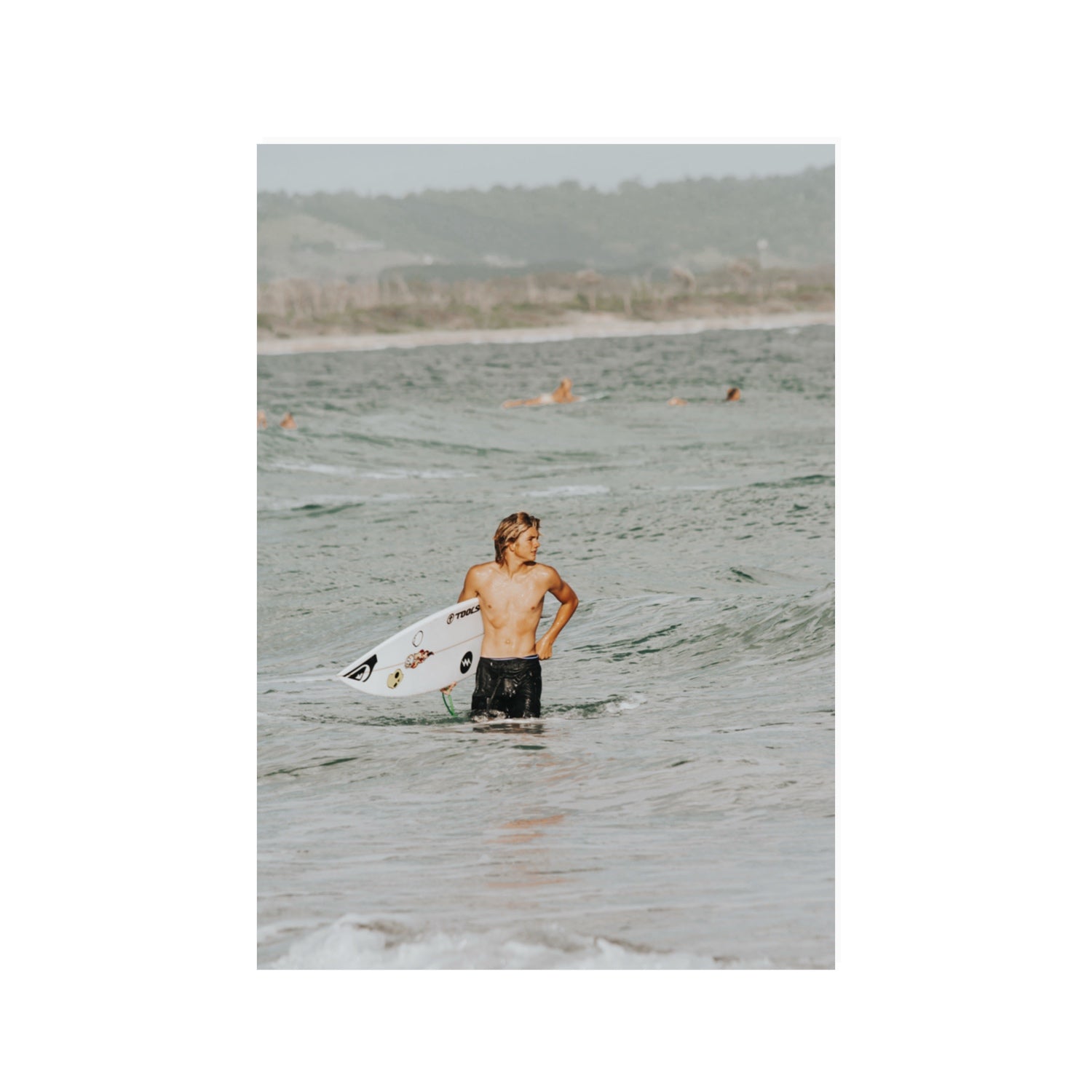 Chasing Mavericks Byron Bay Surf coastal wall art 100 x 70 cm unframed fine art canvas