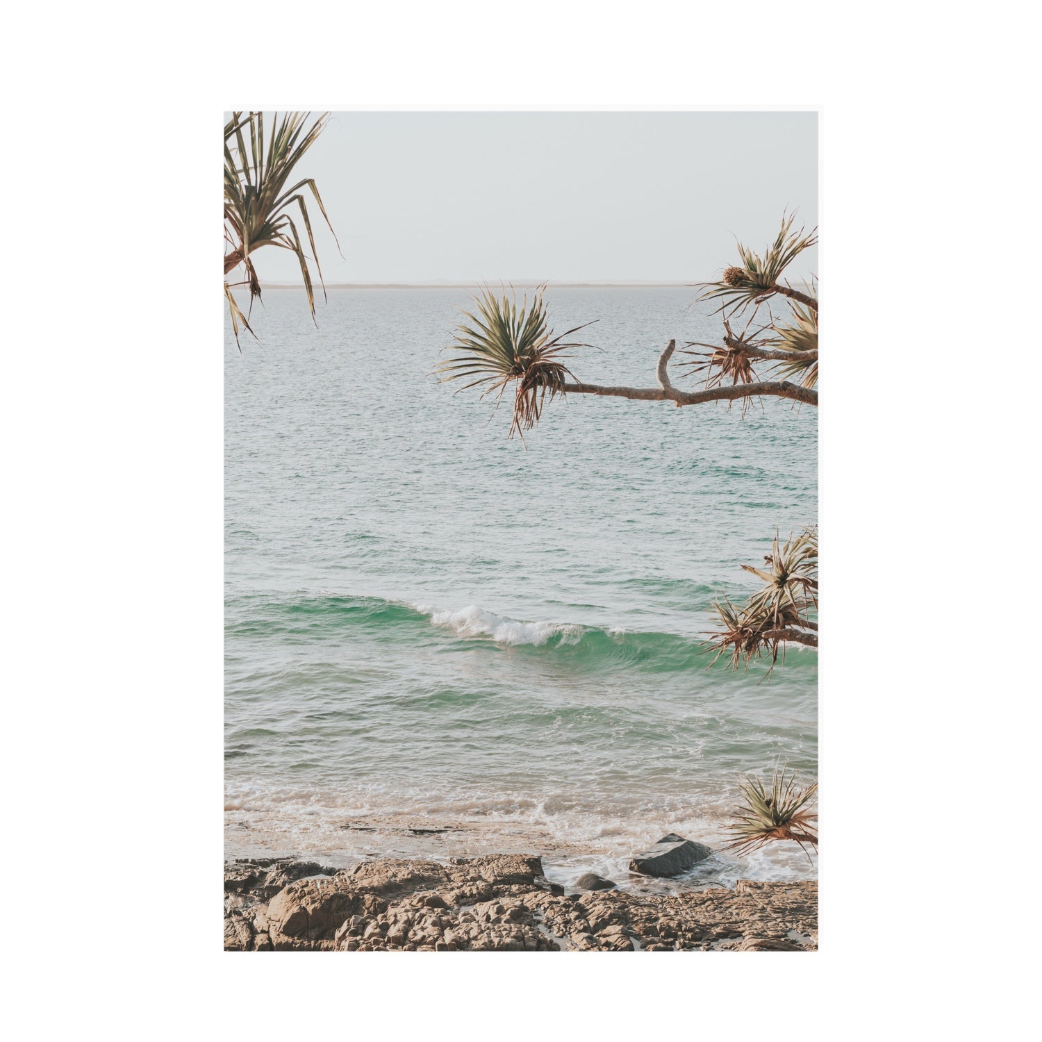 Good Vibrations fine art print, Noosa, Australia, coastal scenes artwork, A0 · 118.9 cm x 84.1 cm, Unframed, Fine Art Canvas