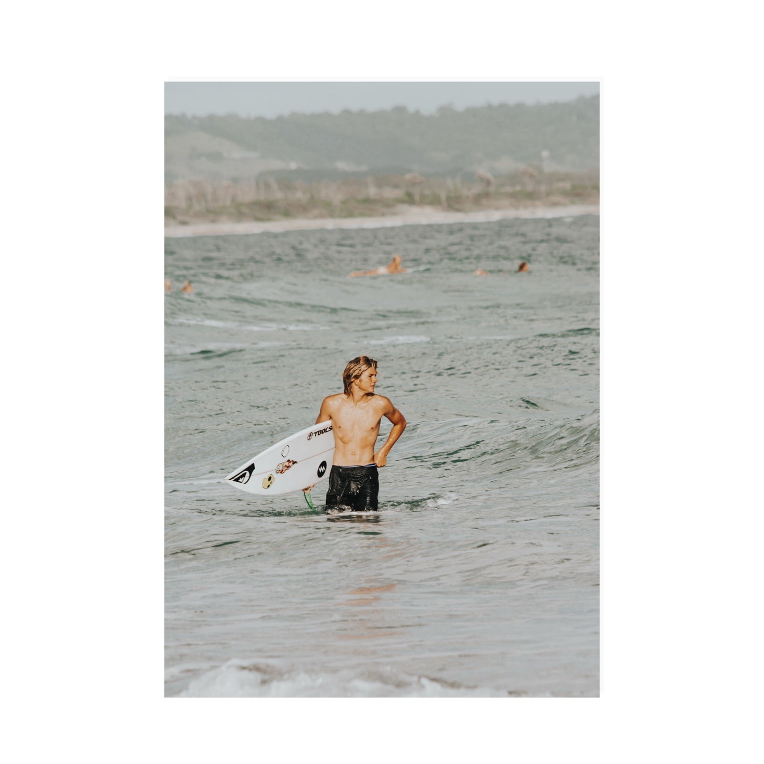 Chasing Mavericks Byron Bay Surf coastal wall art A0 unframed fine art canvas