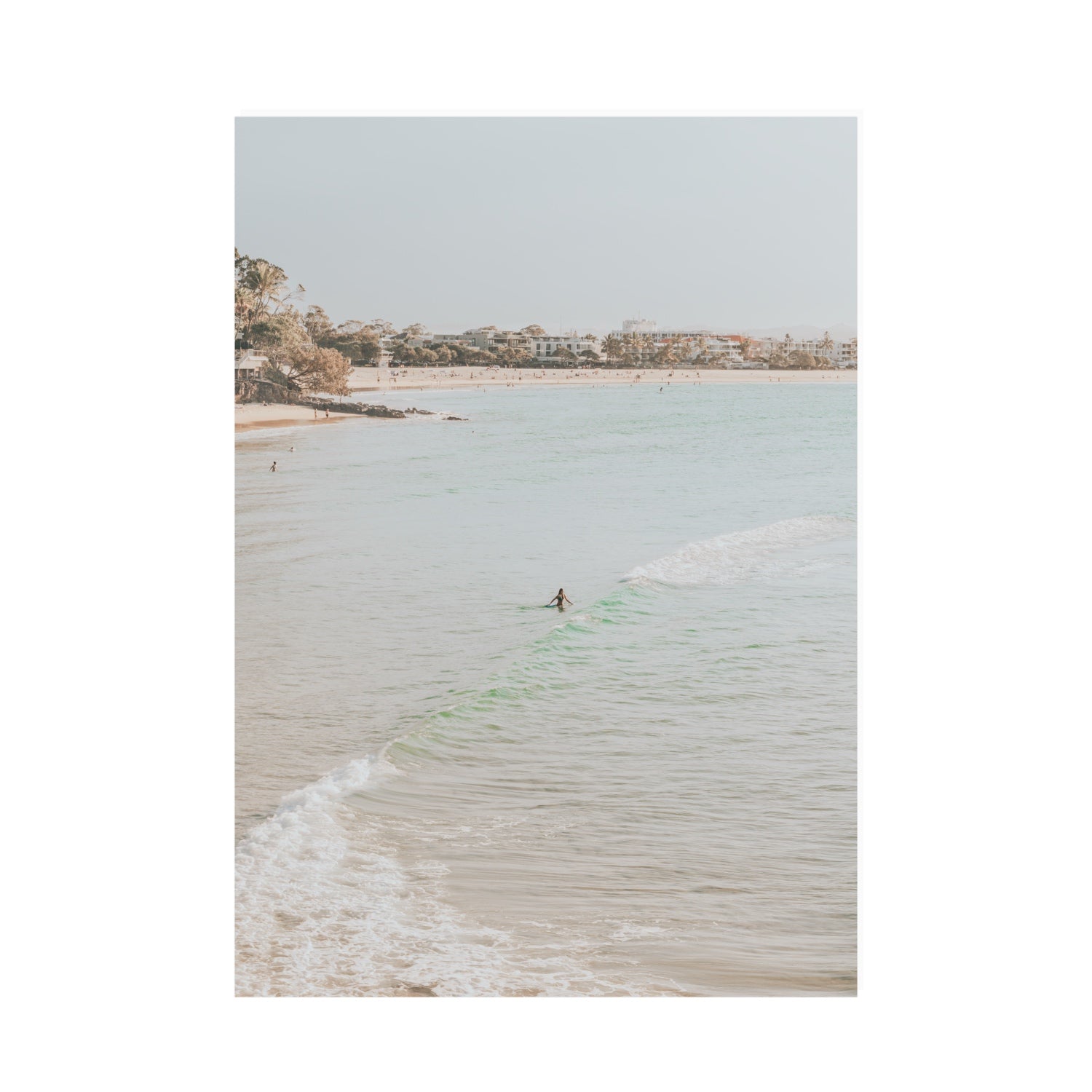 Salt Reverie fine art print, Noosa, Australia, coastal scenes artwork, A0 · 118.9 cm x 84.1 cm, Unframed, Fine Art Canvas