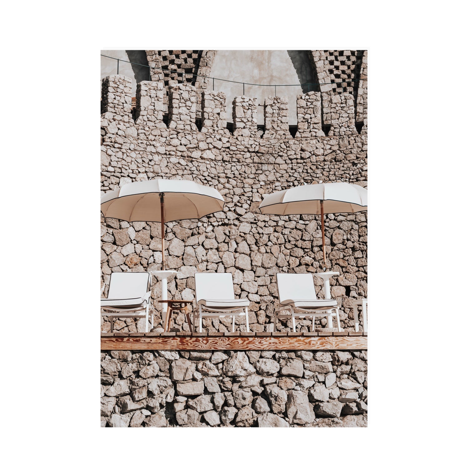 Pietra Amalfitana fine art print, Amalfi, Italy, luxury escapes artwork, A0 · 118.9 cm x 84.1 cm, Unframed, Fine Art Canvas