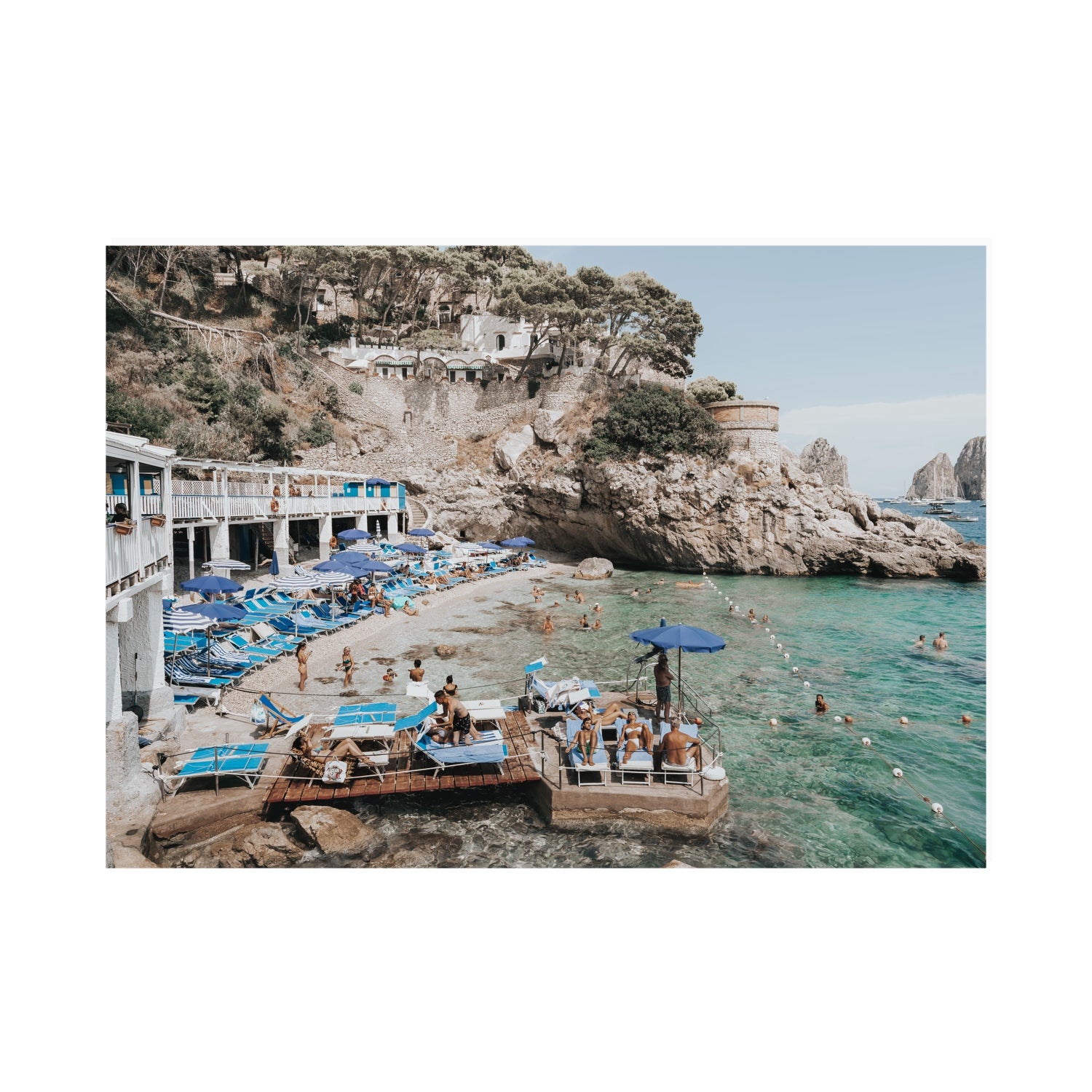 Vita Bella fine art print, Capri, Italy, A0 · 118.9 cm x 84.1 cm, Unframed, Fine Art Canvas