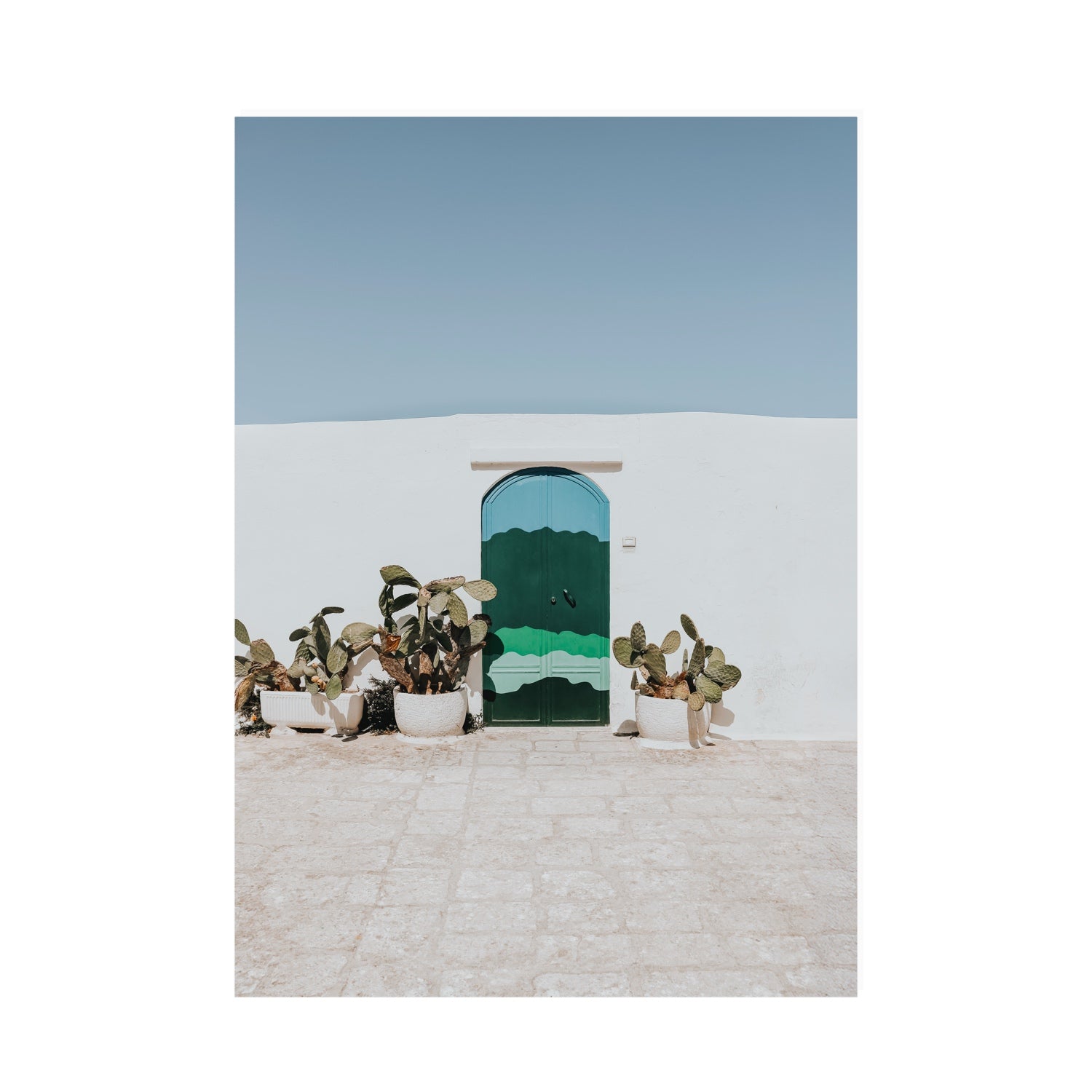 Imaginary Exit Puglia Mediterranean wall art A0 unframed fine art canvas