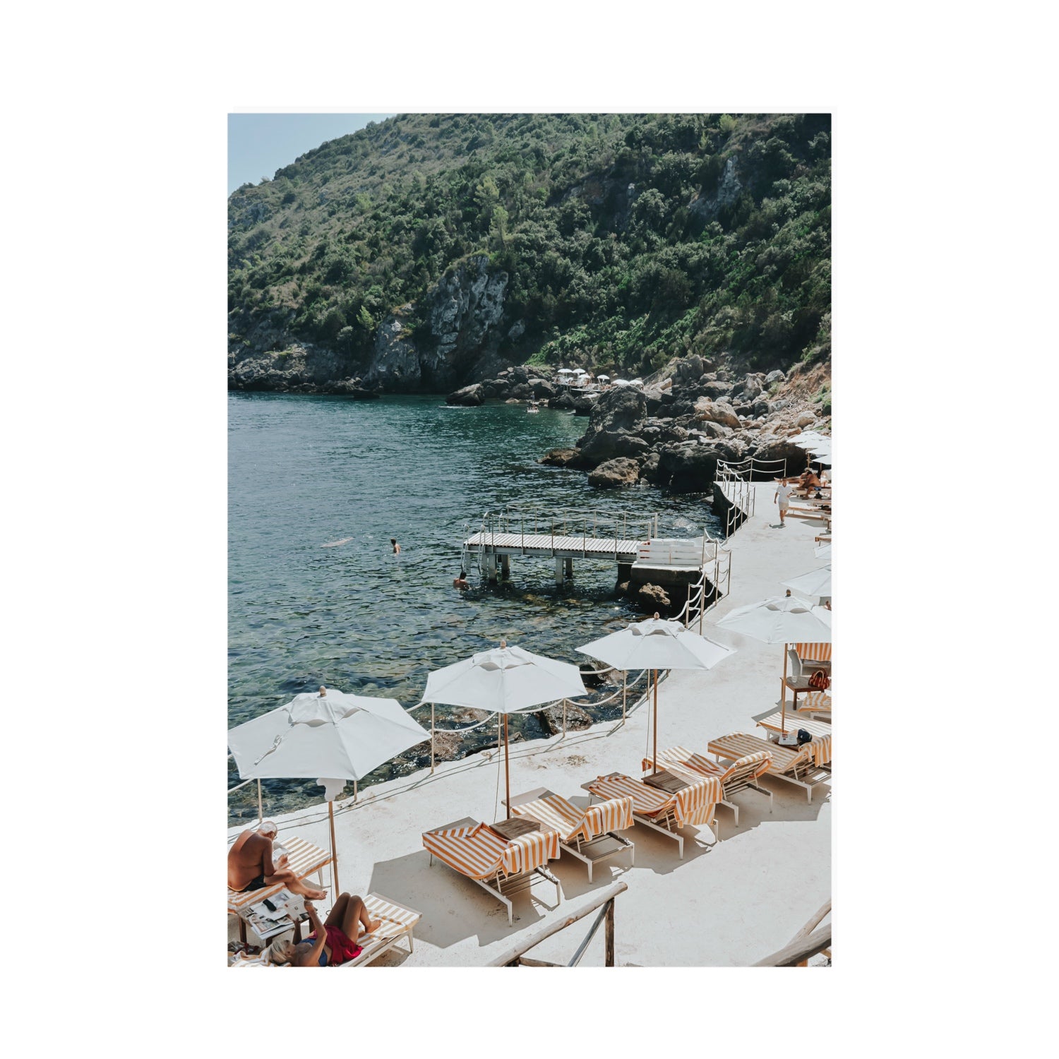 Always Better Together Tuscany coastal Italian wall art A0 unframed fine art canvas