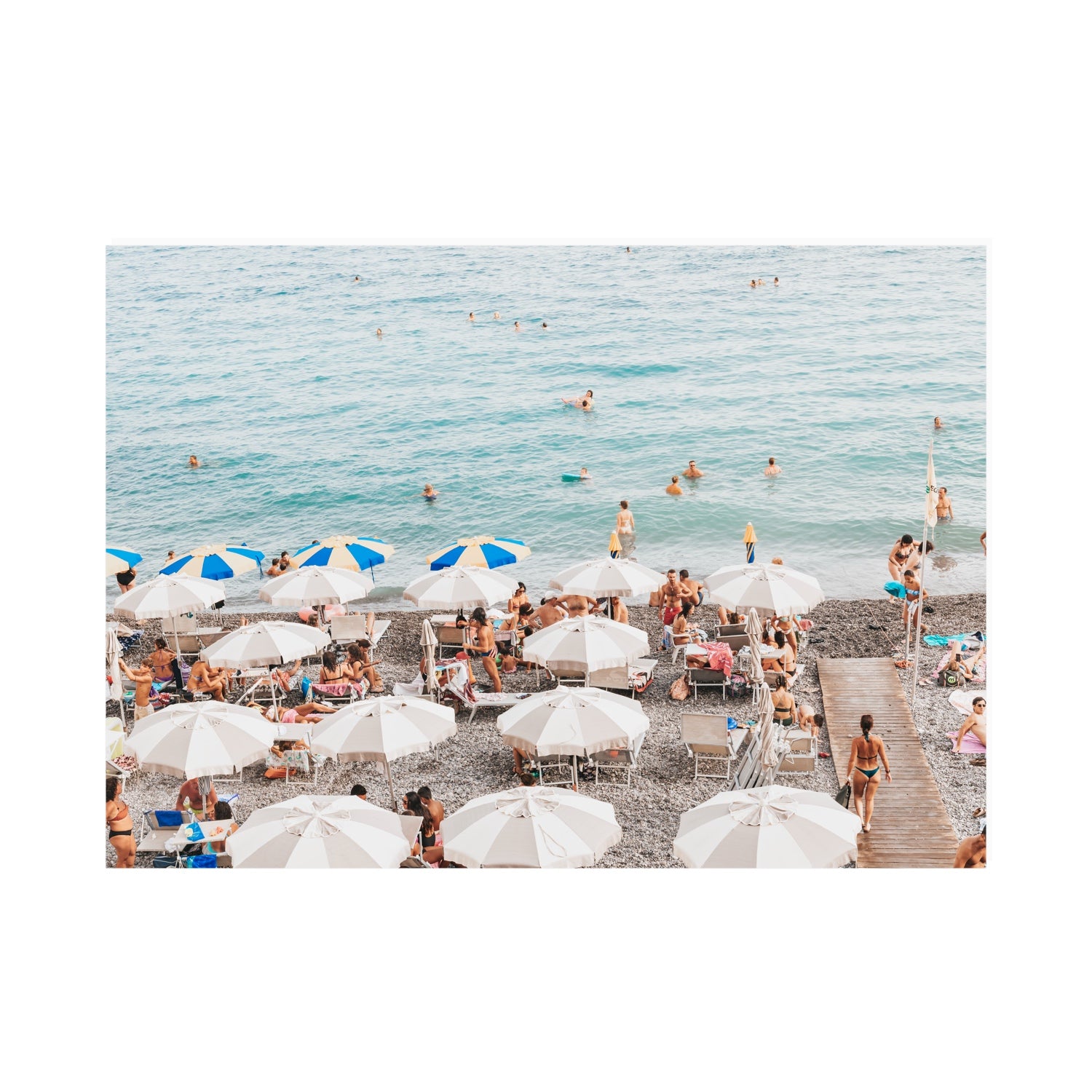 Dreamscape Amalfi Italian beach wall art A0 unframed fine art canvas