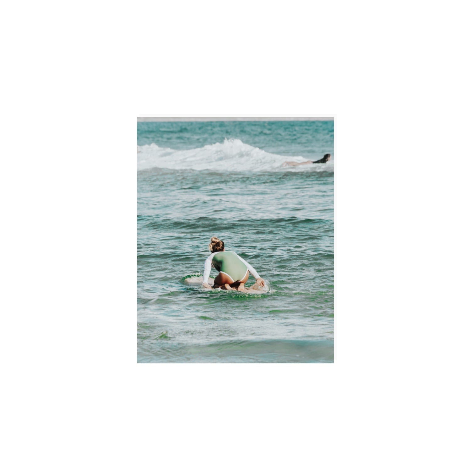 Quincy Byron Bay Surf coastal wall art 8 x 10 in unframed fine art canvas