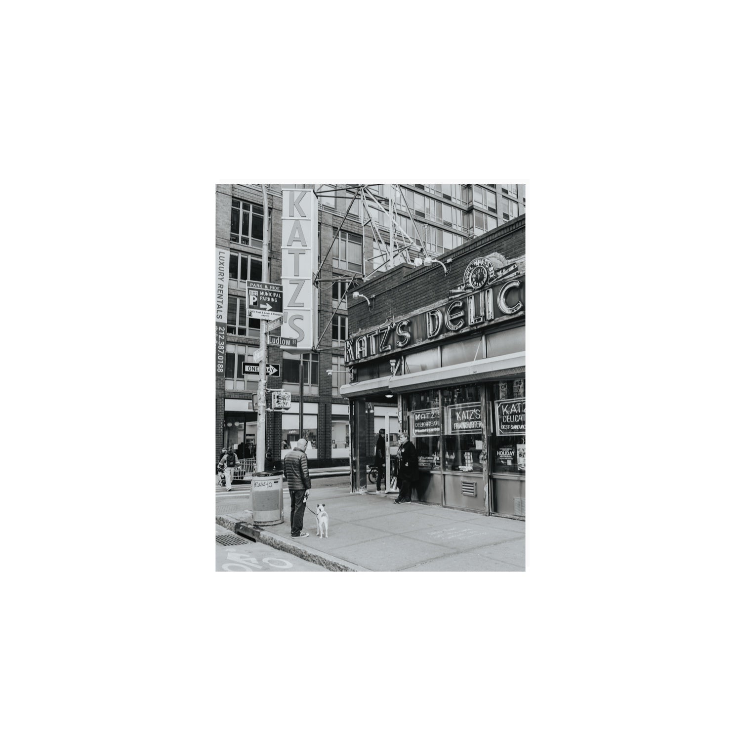 Graphite Gotham New York NYC Black & White wall art 8 x 10 in unframed fine art canvas