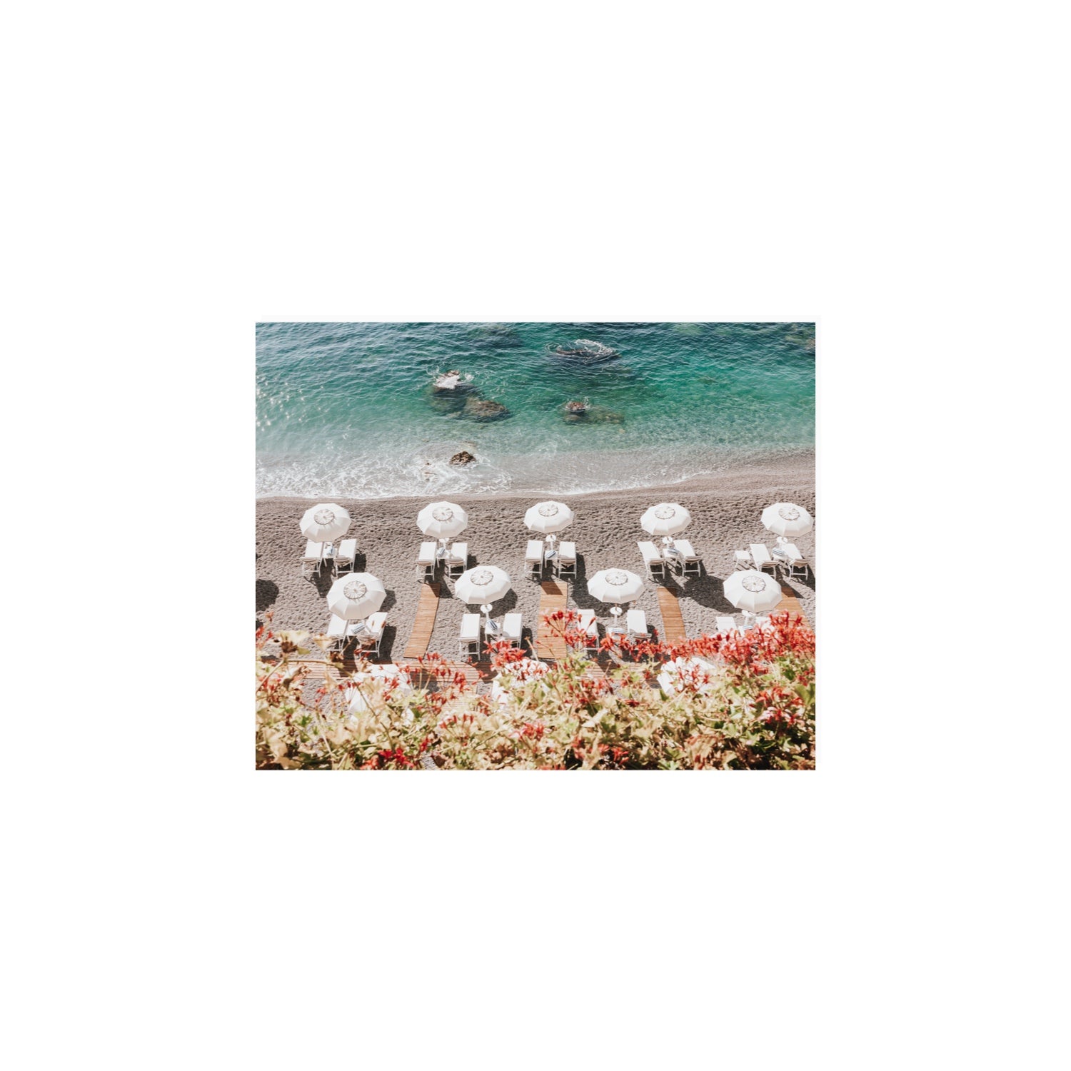 Coastal Charms fine art print, Amalfi, Italy, 8 x 10 in, Unframed, Fine Art Canvas