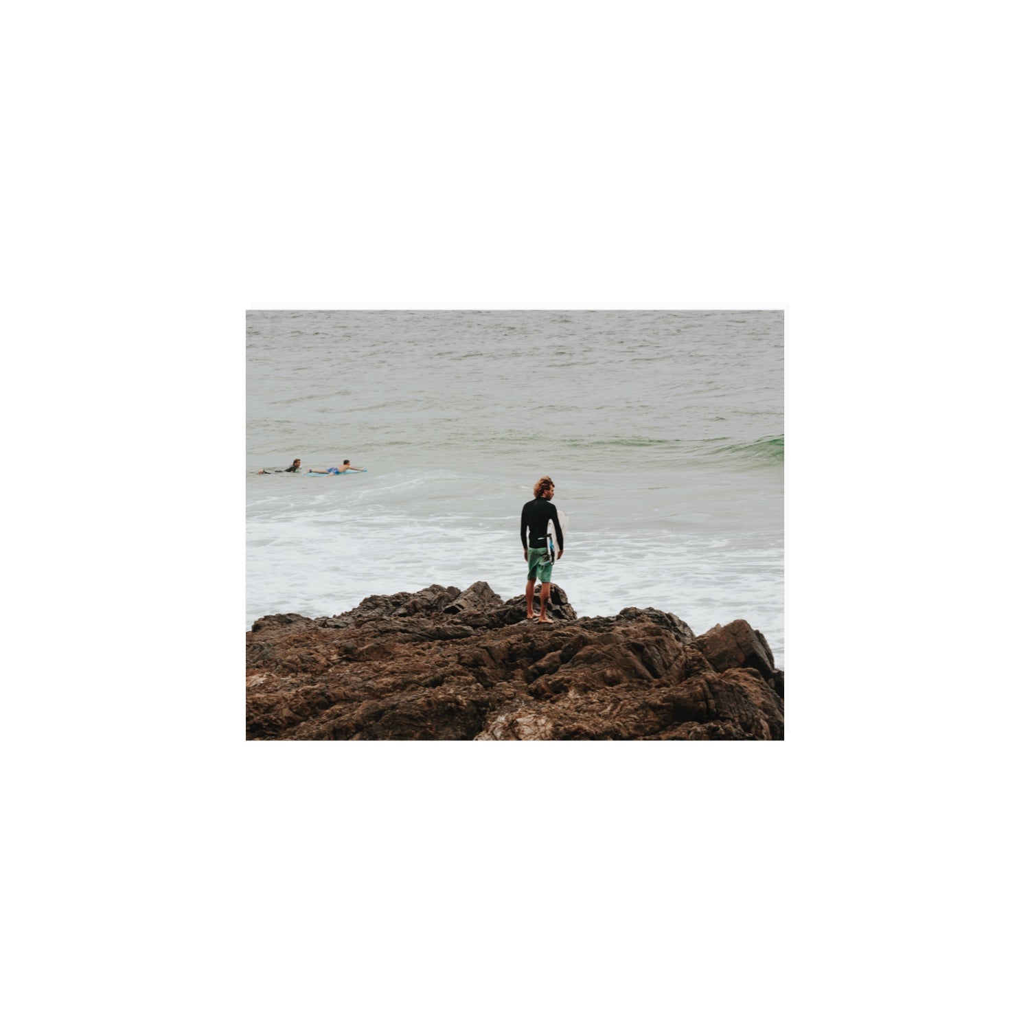 Let The Sea Set You Free Byron Bay Surf wall art 8 x 10 in unframed fine art canvas