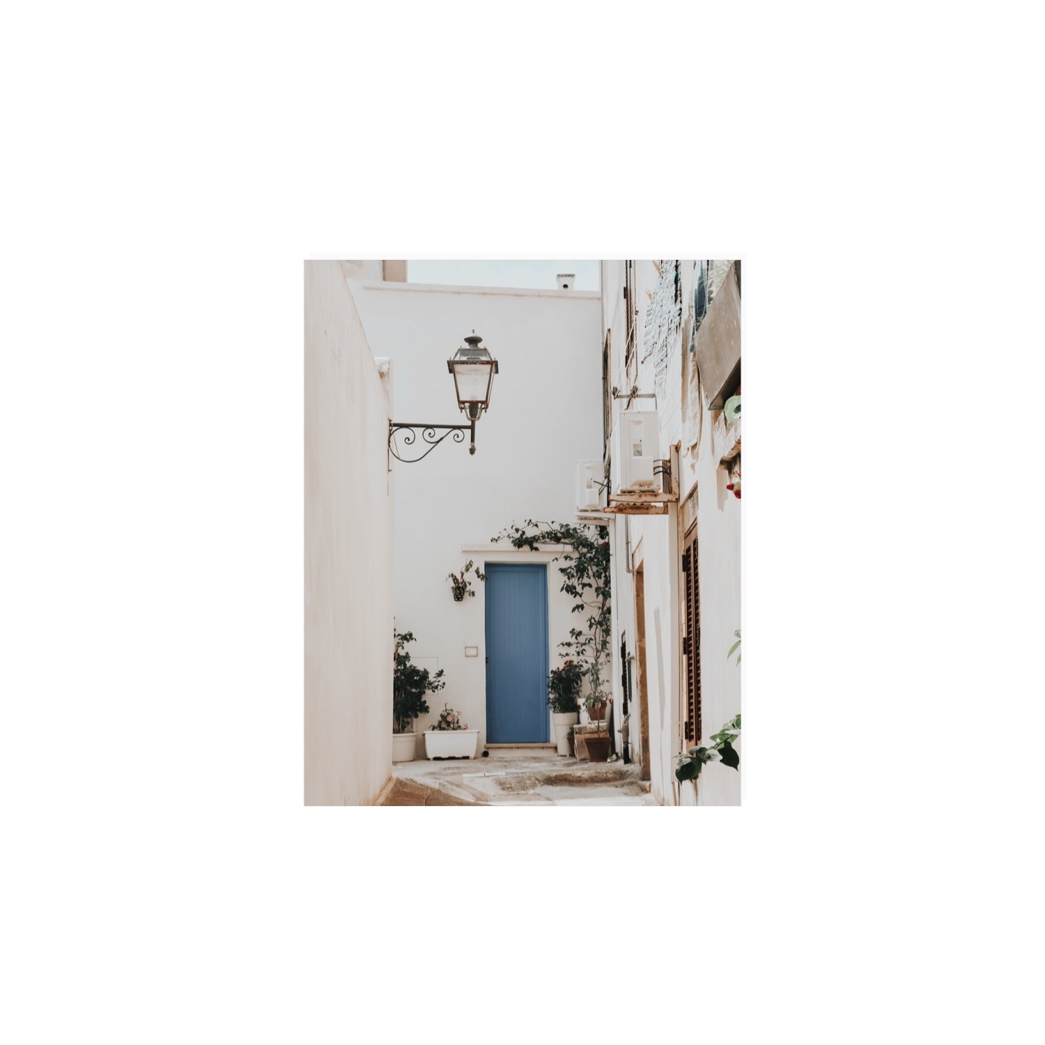 Entry Envy Puglia Ostuni wall art 8 x 10 in unframed fine art canvas