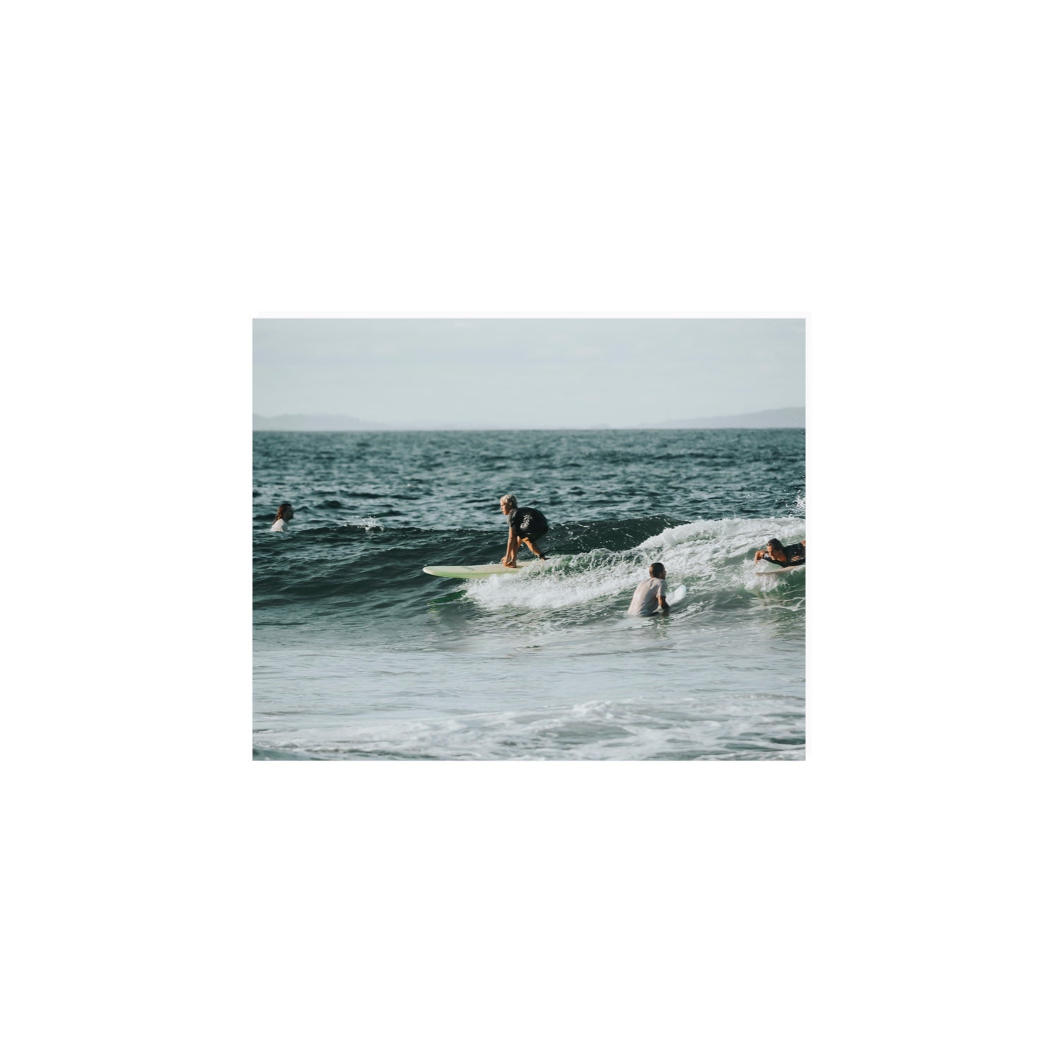 The Boys of Summer Byron Bay Surf coastal wall art 8 x 10 in unframed fine art canvas