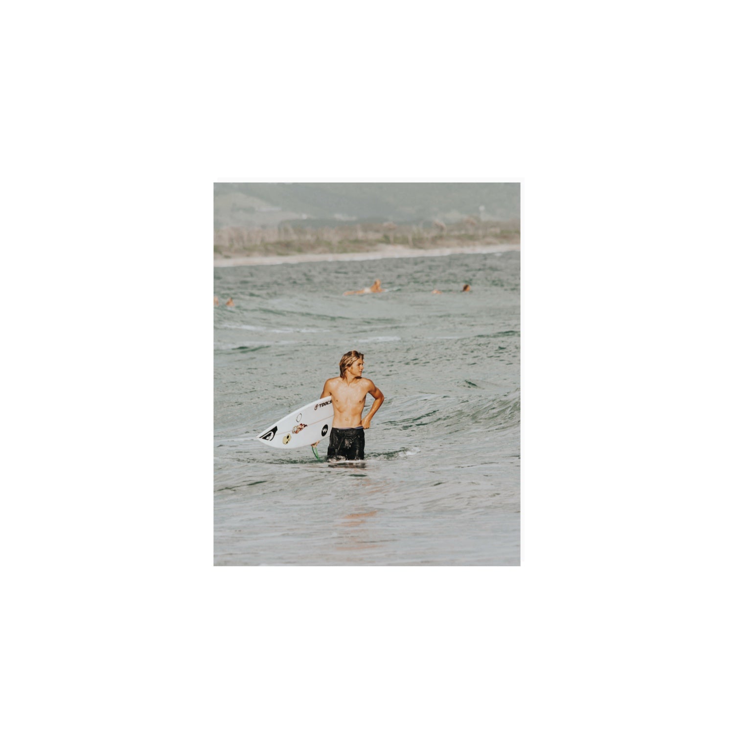 Chasing Mavericks Byron Bay Surf coastal wall art 8 x 10 in unframed fine art canvas
