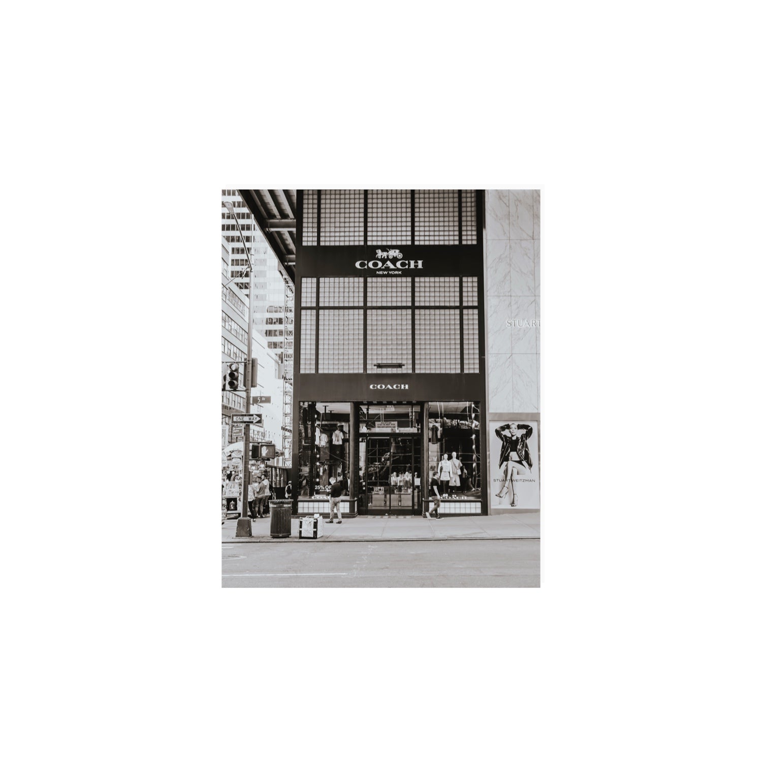 Coach Uptown fine art print, New York, United States, 8 x 10 in, Unframed, Fine Art Canvas