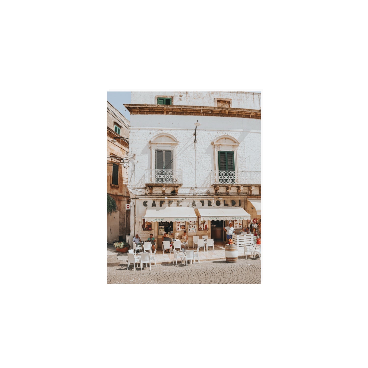 L'Ora di Pranzo Puglia L’Ora di Pranzo Italian art print 8 x 10 in unframed fine art canvas