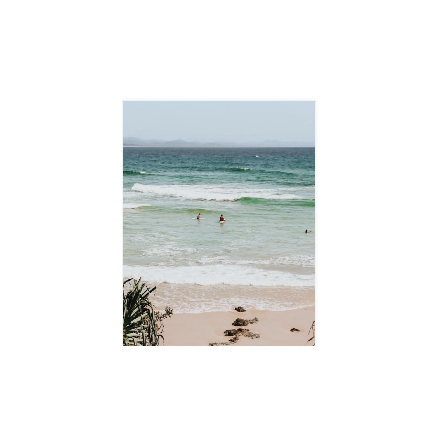 Lets Go Trippin' Byron Bay Surf coastal wall art 11 x 14 in unframed fine art canvas