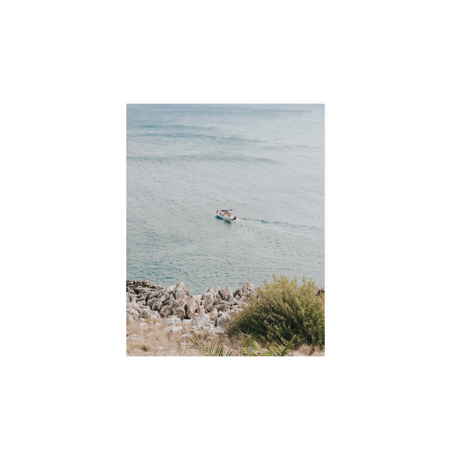 Puglian Departure Puglia coastal Italian wall art 11 x 14 in unframed fine art canvas