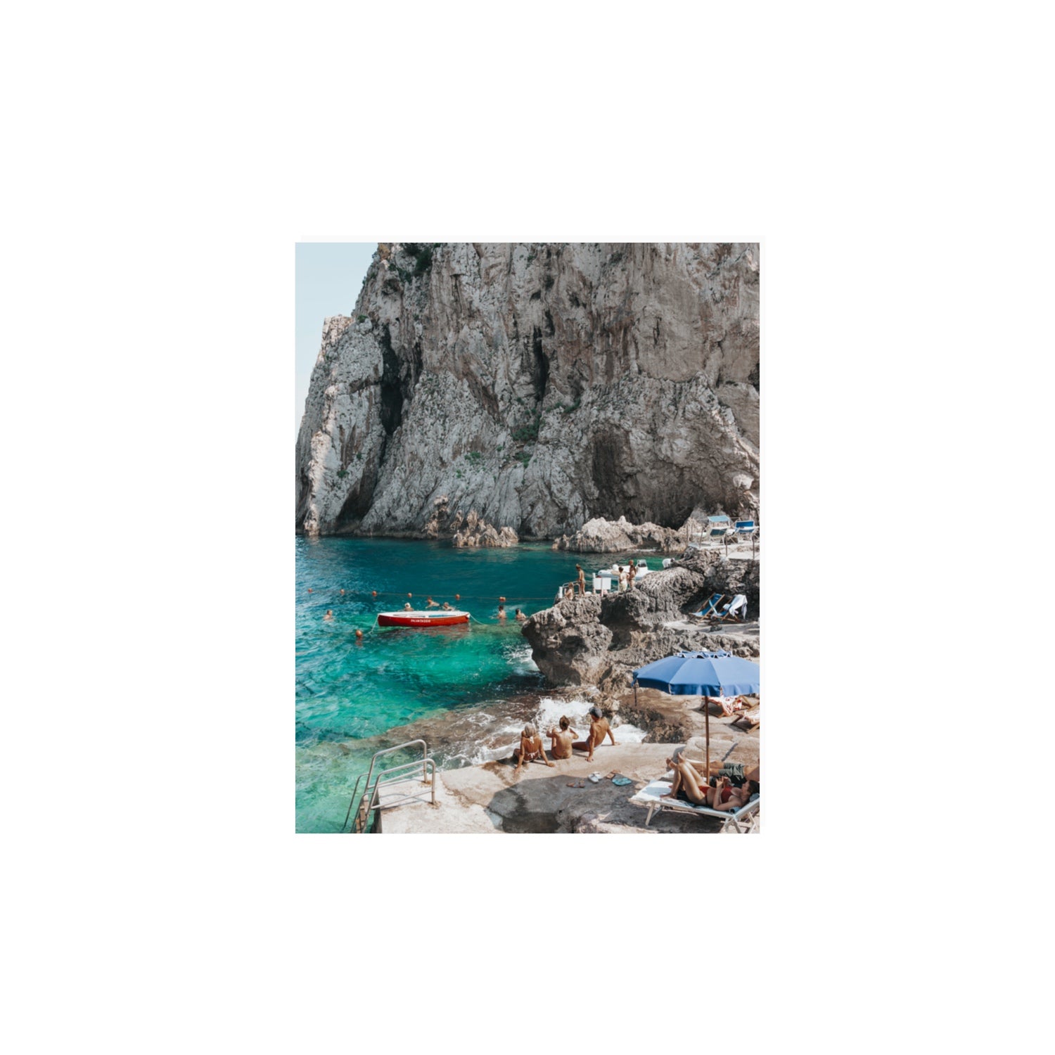 Tranquility fine art print, Capri, Italy, 11 x 14 in, Unframed, Fine Art Canvas