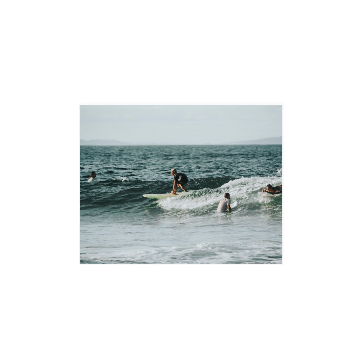 The Boys of Summer Byron Bay Surf coastal wall art 11 x 14 in unframed fine art canvas