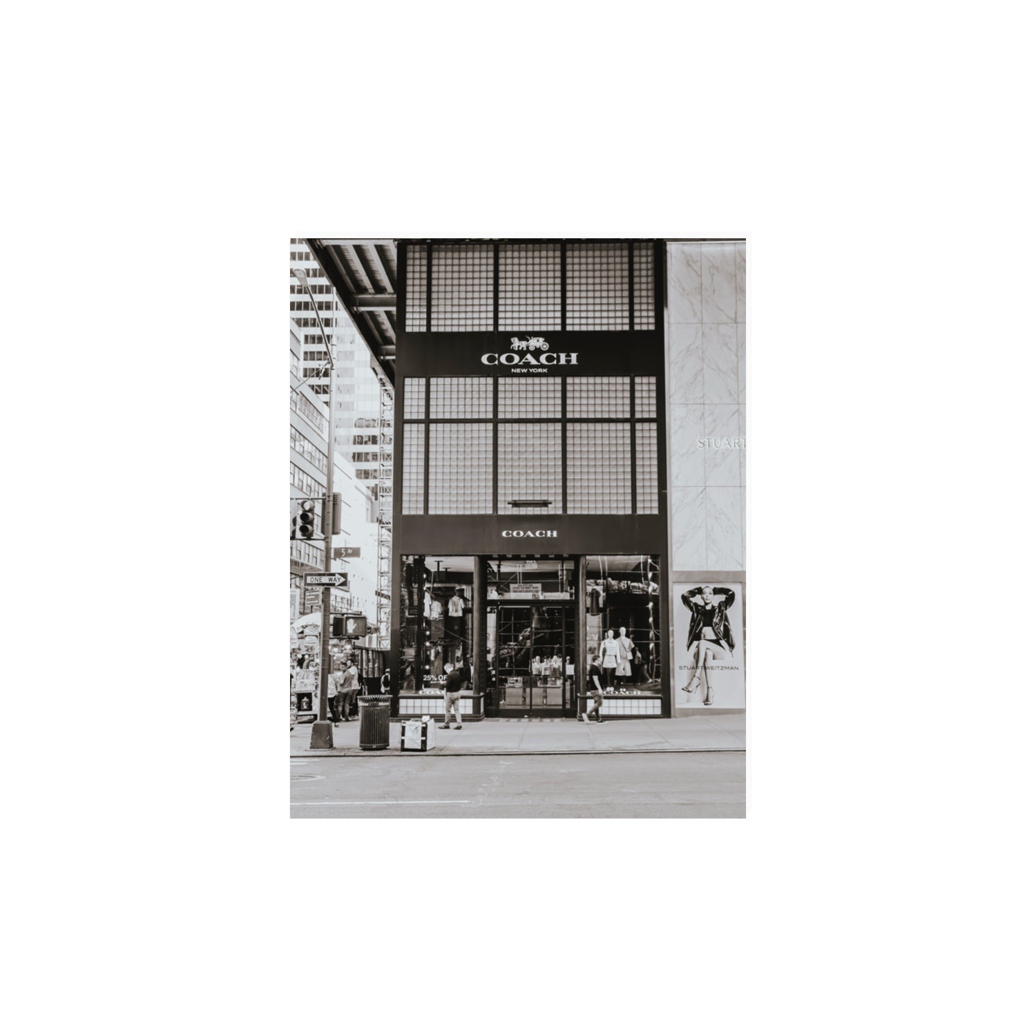 Coach Uptown fine art print, New York, United States, 11 x 14 in, Unframed, Fine Art Canvas