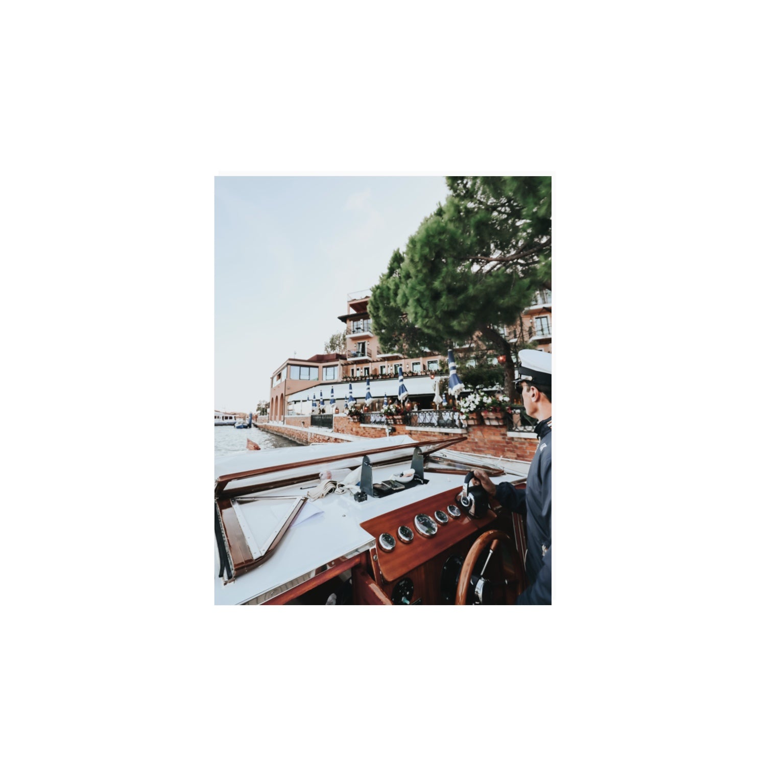The Driver Venice Canal Italian wall art 11 x 14 in unframed fine art canvas
