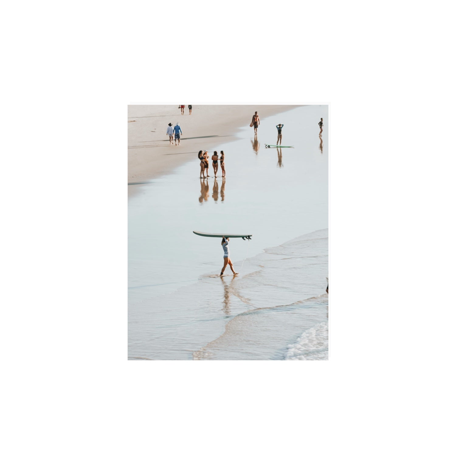Bailey Byron Bay beach coastal decor wall art 11 x 14 in unframed fine art canvas