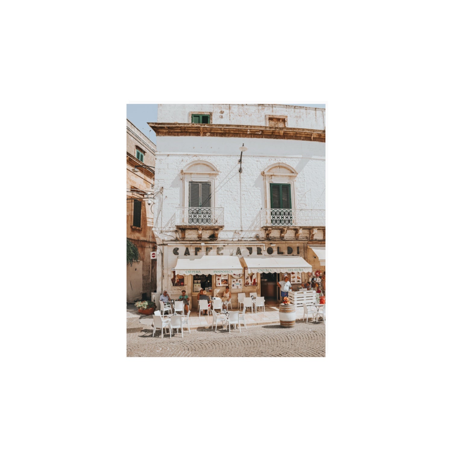 L'Ora di Pranzo Puglia L’Ora di Pranzo Italian art print 11 x 14 in unframed fine art canvas