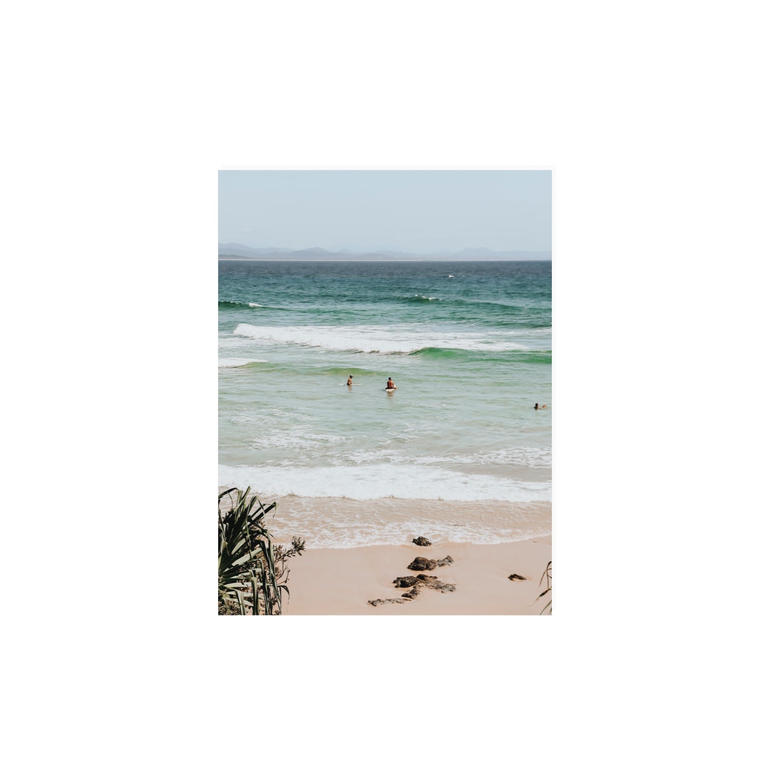 Lets Go Trippin' Byron Bay Surf coastal wall art 12 x 16 in unframed fine art canvas