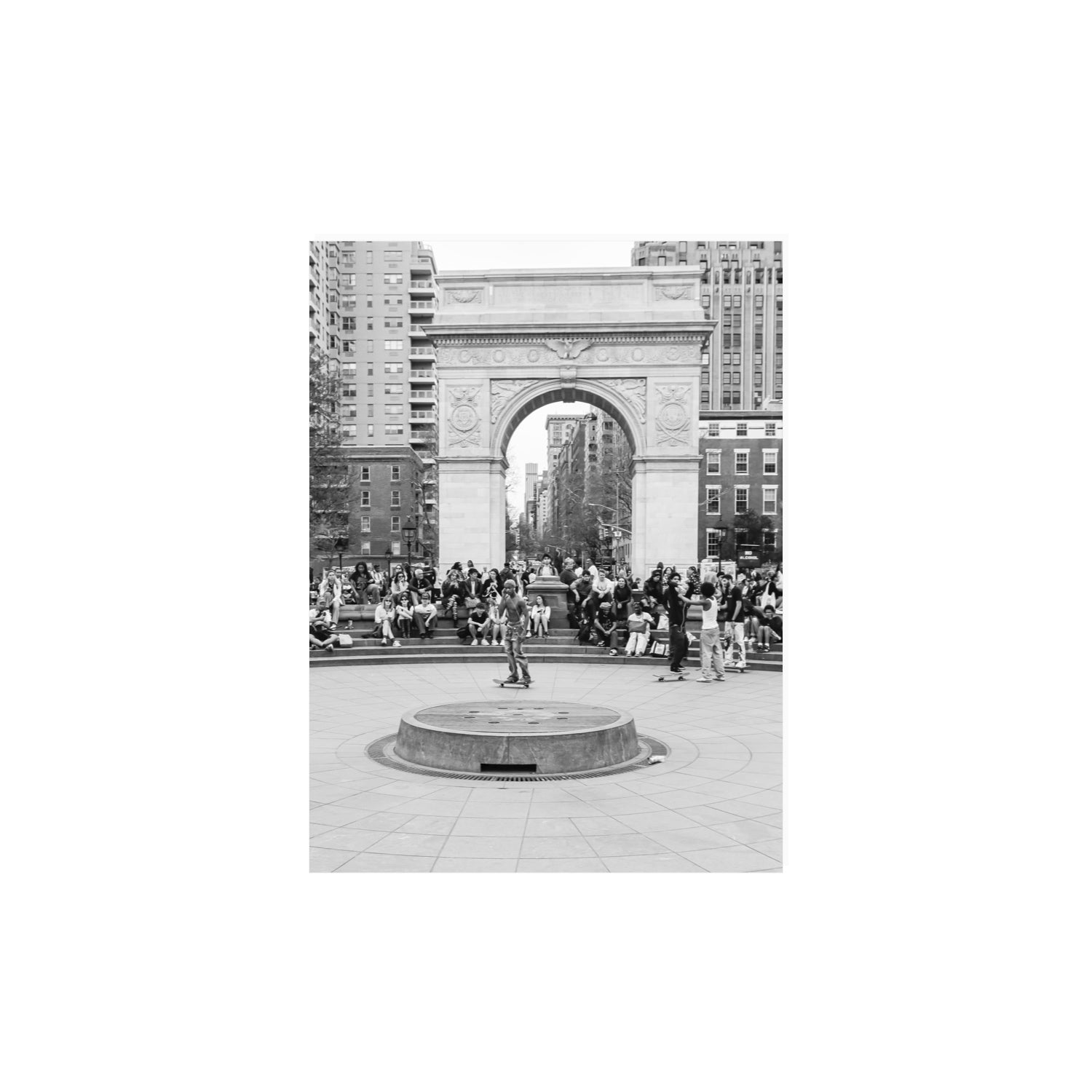 Concrete Conqueror New York NYC Skateboard wall art 12 x 16 in unframed fine art canvas
