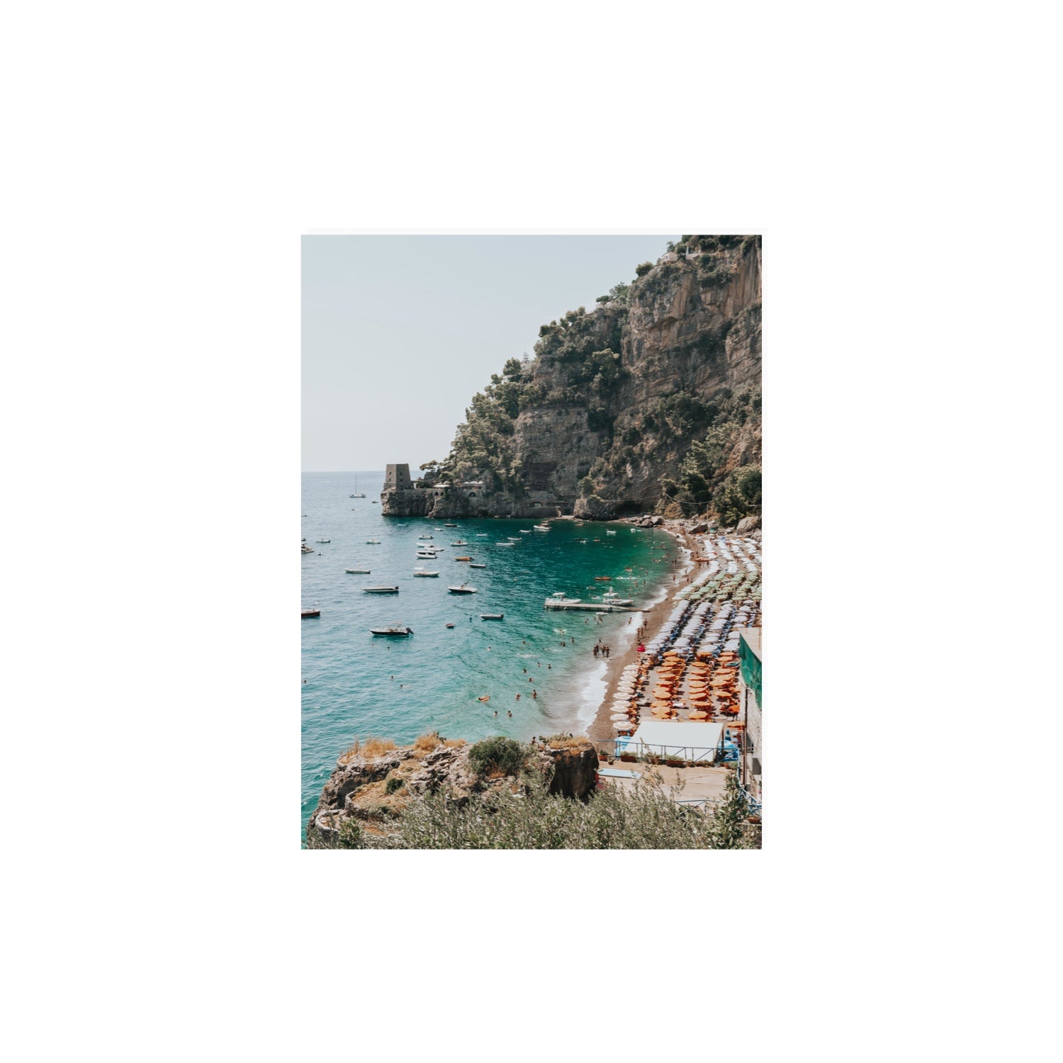 Baia dei Sogni fine art print, Positano, Italy, 12 x 16 in, Unframed, Fine Art Canvas