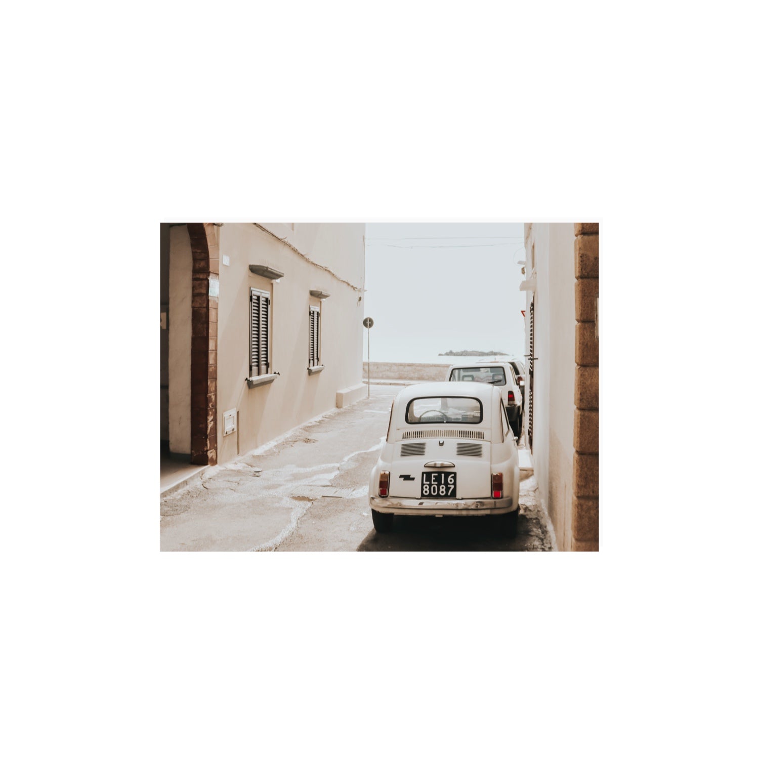 Bambini Lane Puglia Italian wall art 12 x 16 in unframed fine art canvas
