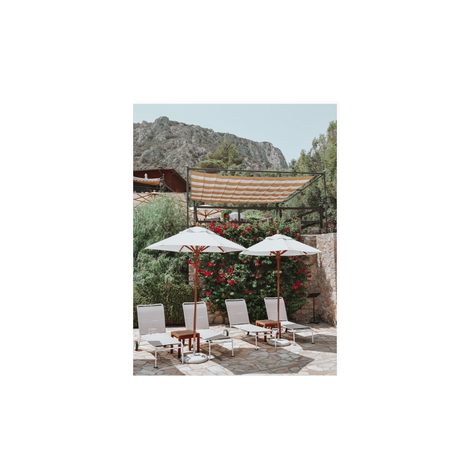 Shades of Leisure Tuscany coastal Italian wall art 12 x 16 in unframed fine art canvas