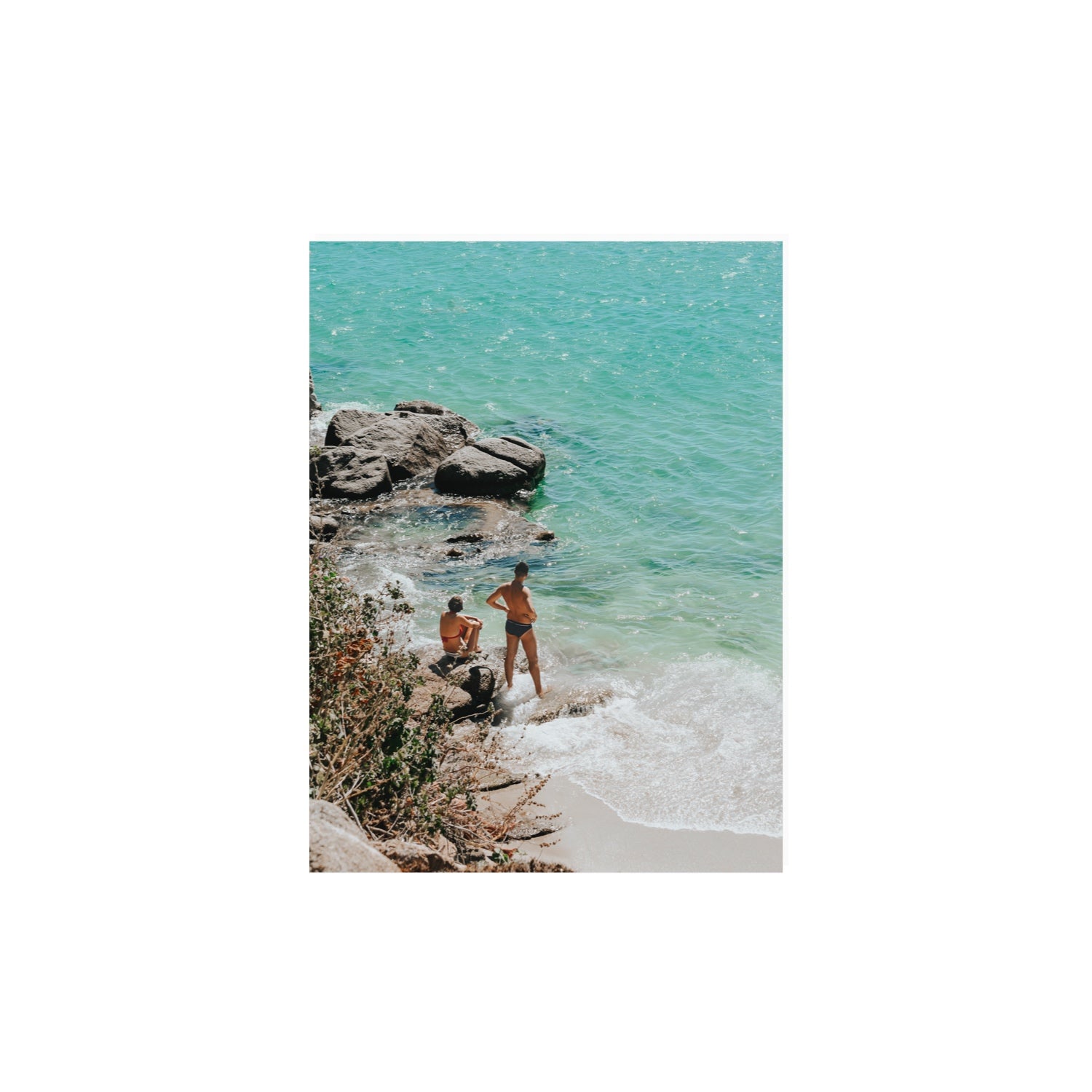 Scene Stealers Mykonos Greek island wall art 12 x 16 in unframed fine art canvas