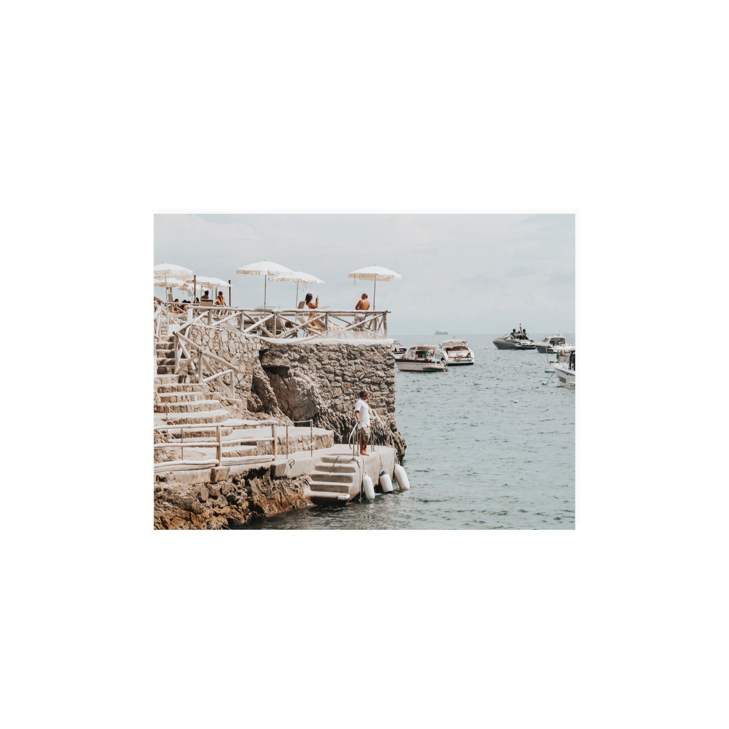 Conca Del Sogno fine art print, Nerano, Italy, 12 x 16 in, Unframed, Fine Art Canvas