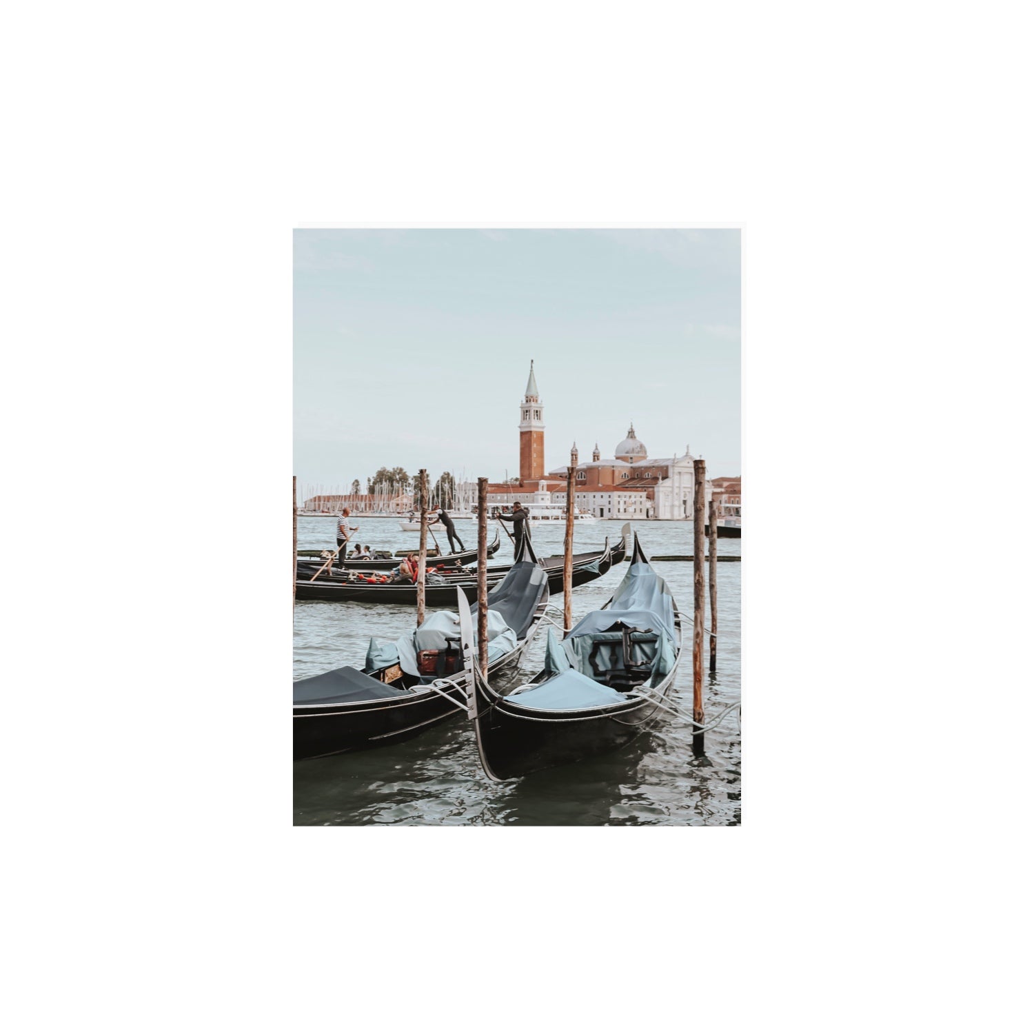 Italian Commute Venice Italian Mediterranean decor wall art 12 x 16 in unframed fine art canvas