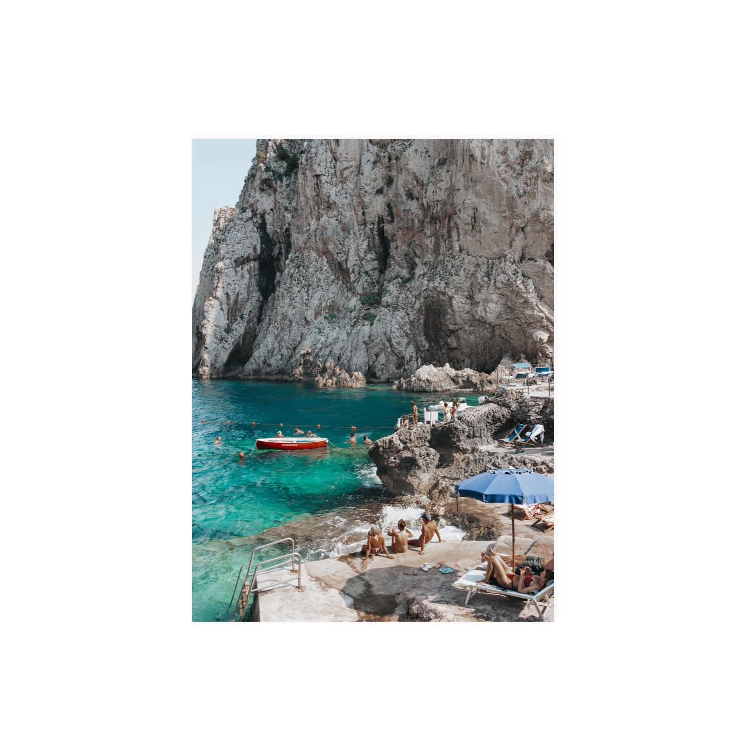 Tranquility fine art print, Capri, Italy, 18 x 24 in, Unframed, Fine Art Canvas