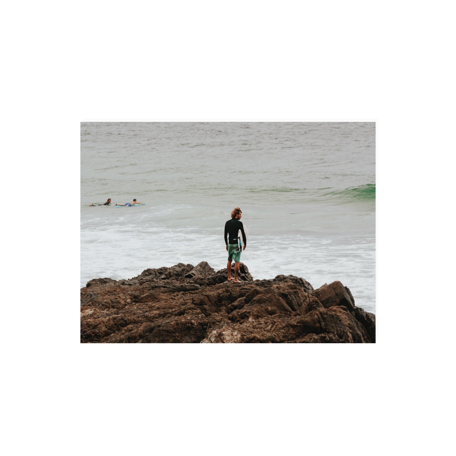 Let The Sea Set You Free Byron Bay Surf wall art 18 x 24 in unframed fine art canvas
