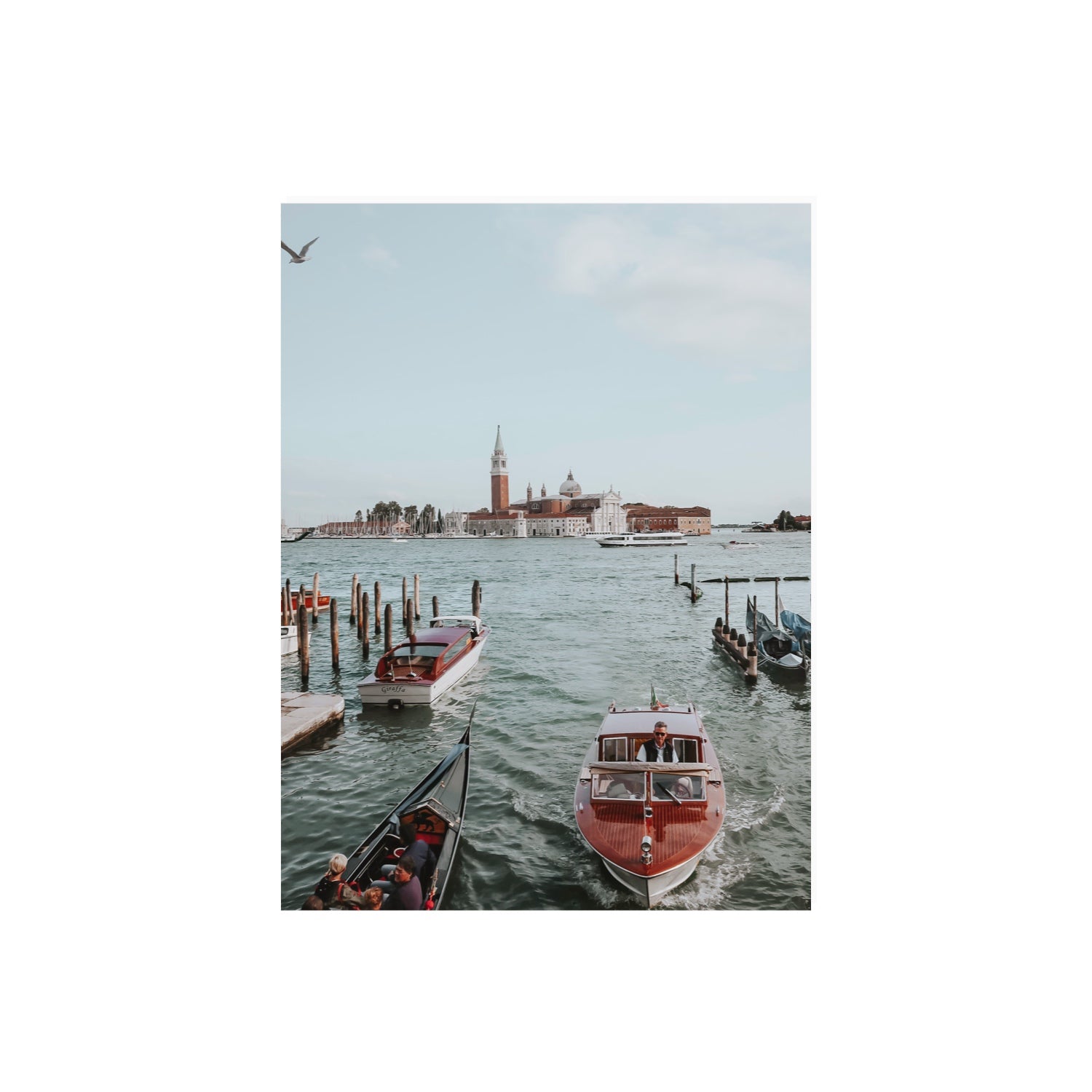 Galleggiante Venice Italian wall art 18 x 24 in unframed fine art canvas