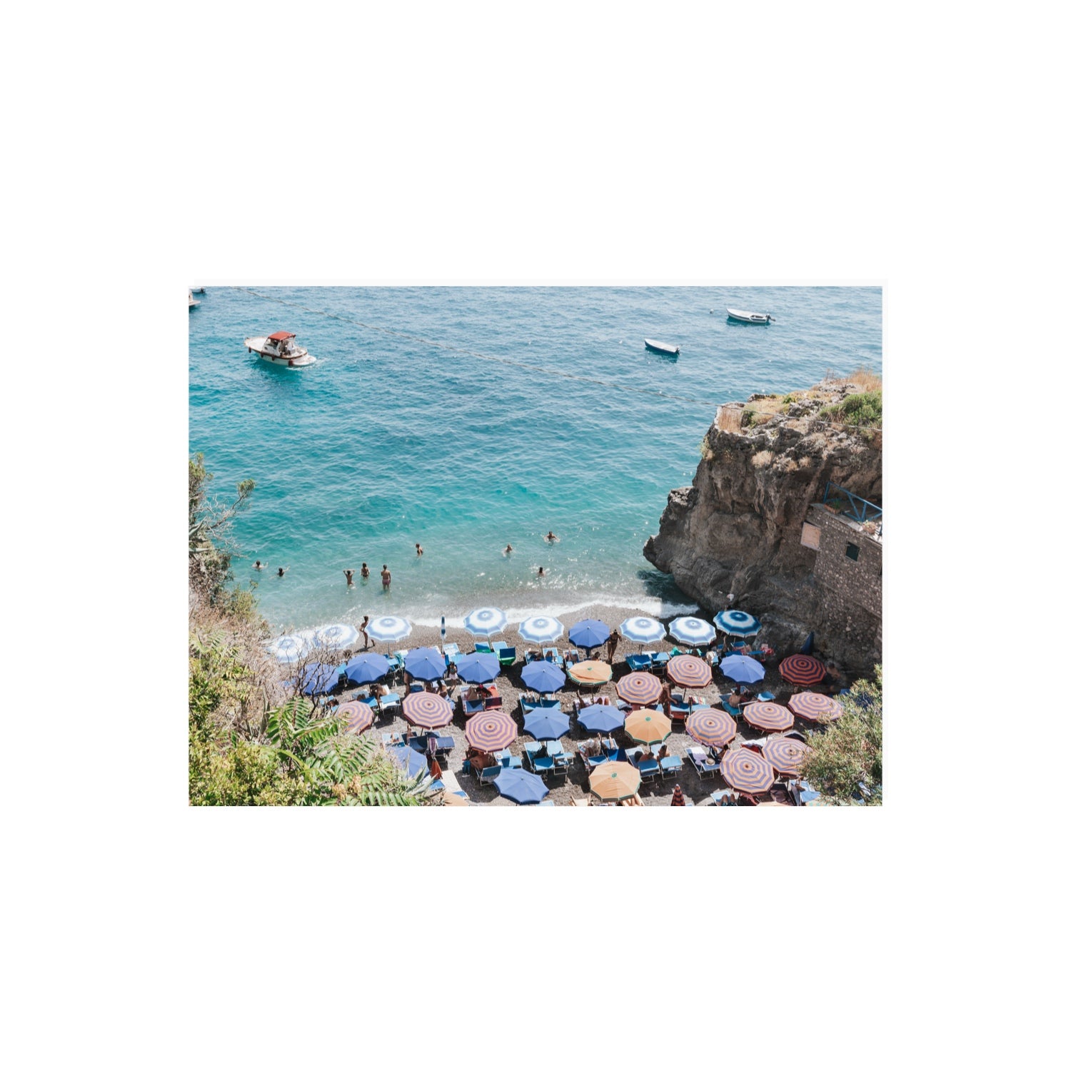 The Cove fine art print, Positano, Italy, 18 x 24 in, Unframed, Fine Art Canvas