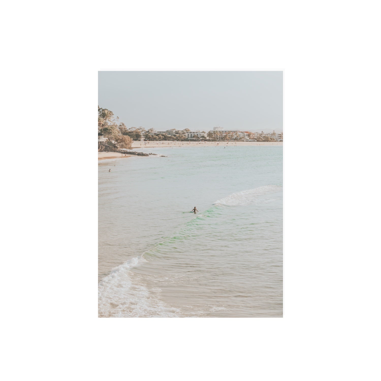 Salt Reverie fine art print, Noosa, Australia, coastal scenes artwork, 18 x 24 in, Unframed, Fine Art Canvas